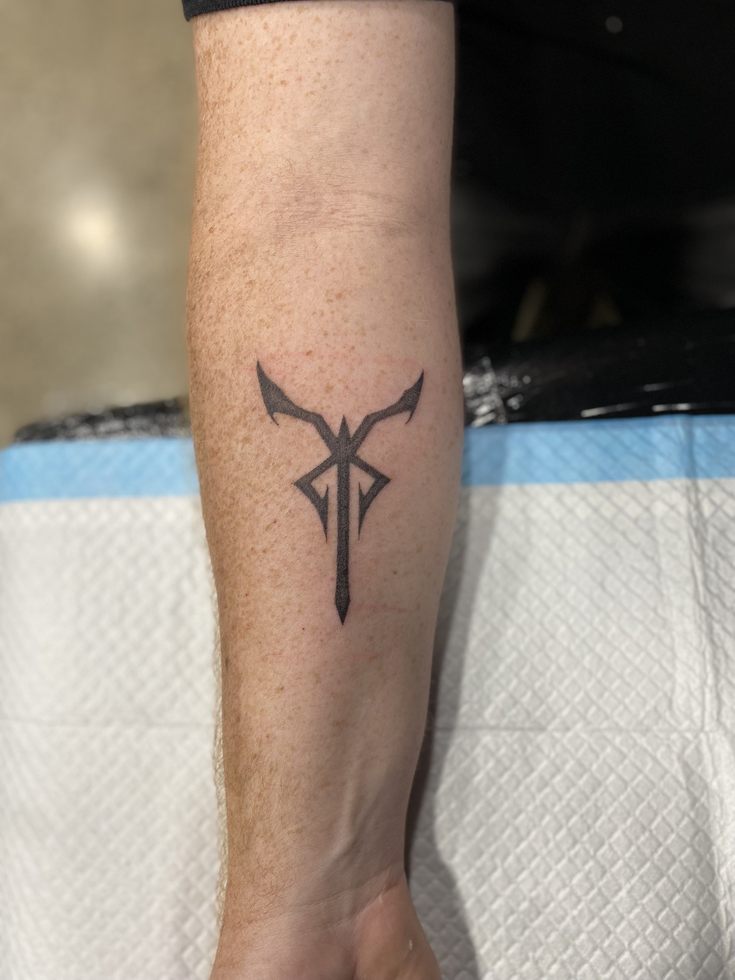 Brisbane tattoo vegan pop culture fine line resident evil.jpeg