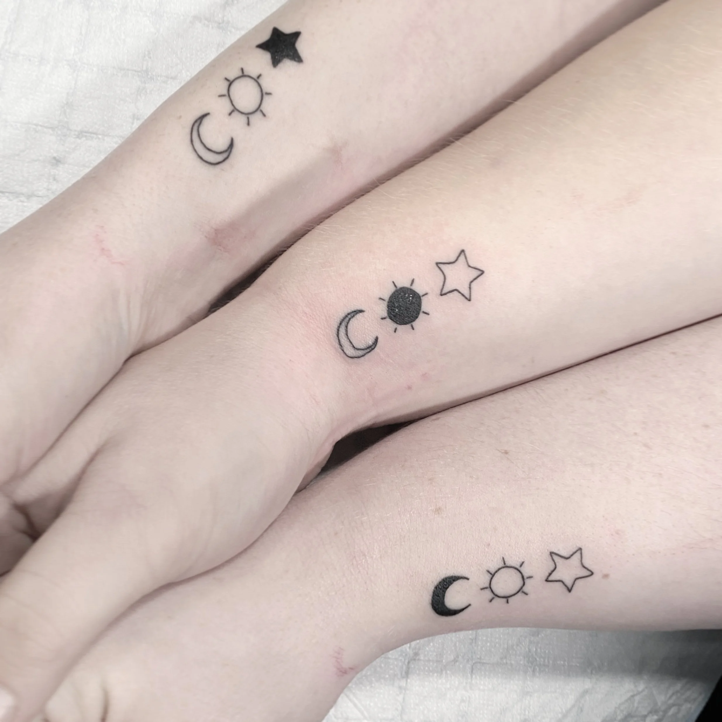 Matching tattoos brisbane best fine line tattoo artist