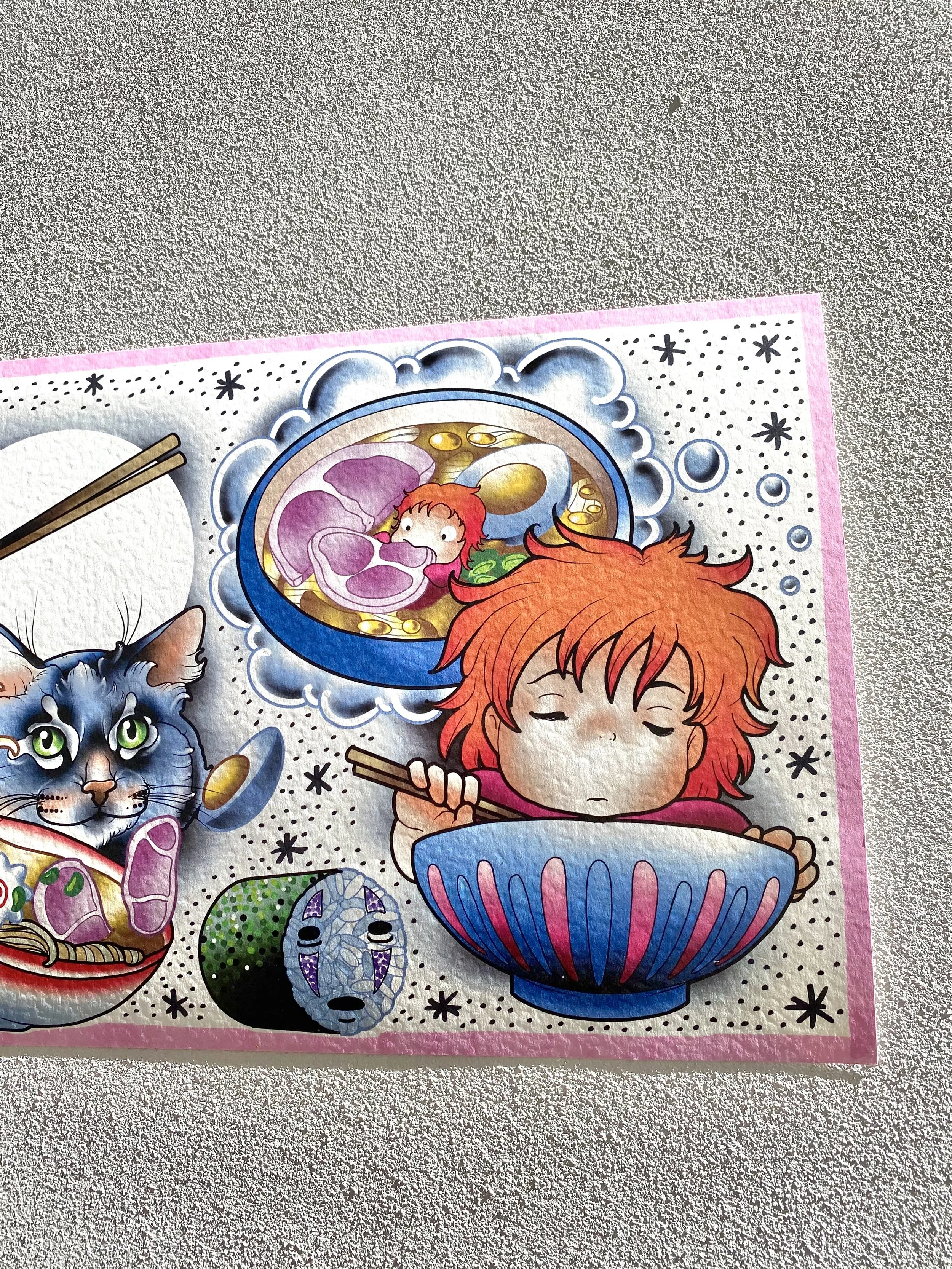 Throwback Ponyo Ramen flash