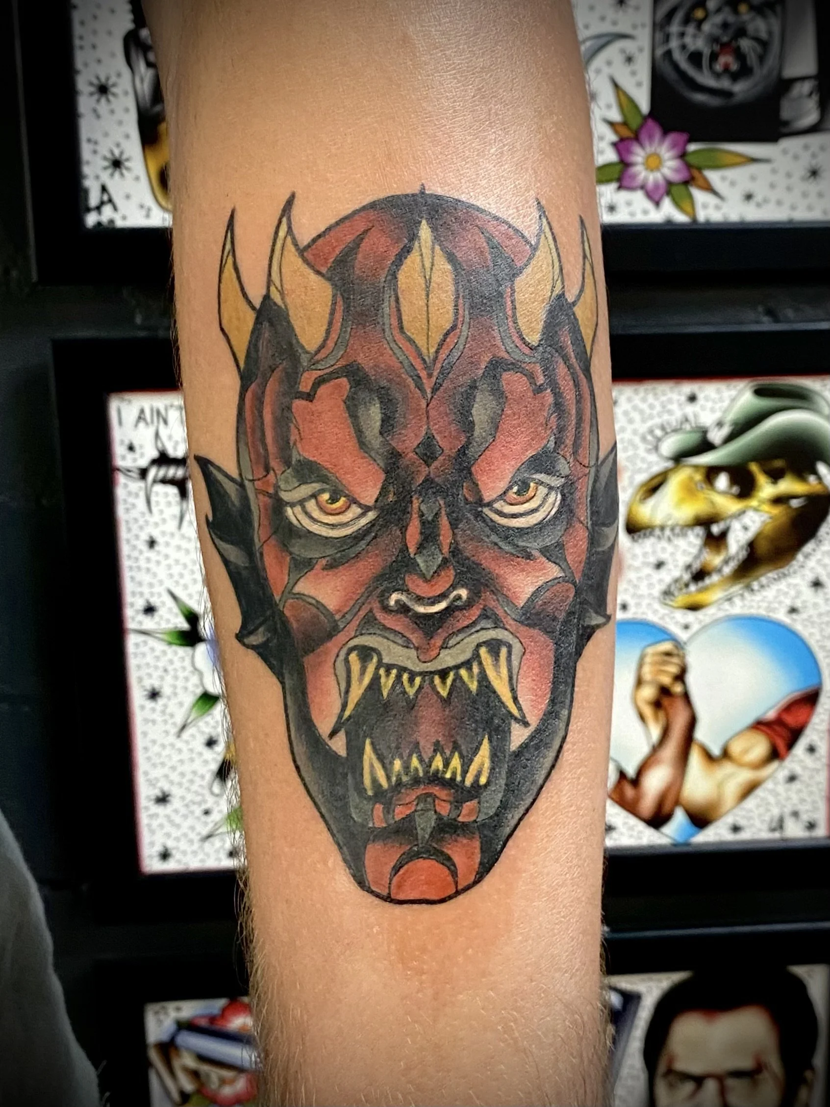 Brisbane tattoo vegan pop culture darth maul.jpeg