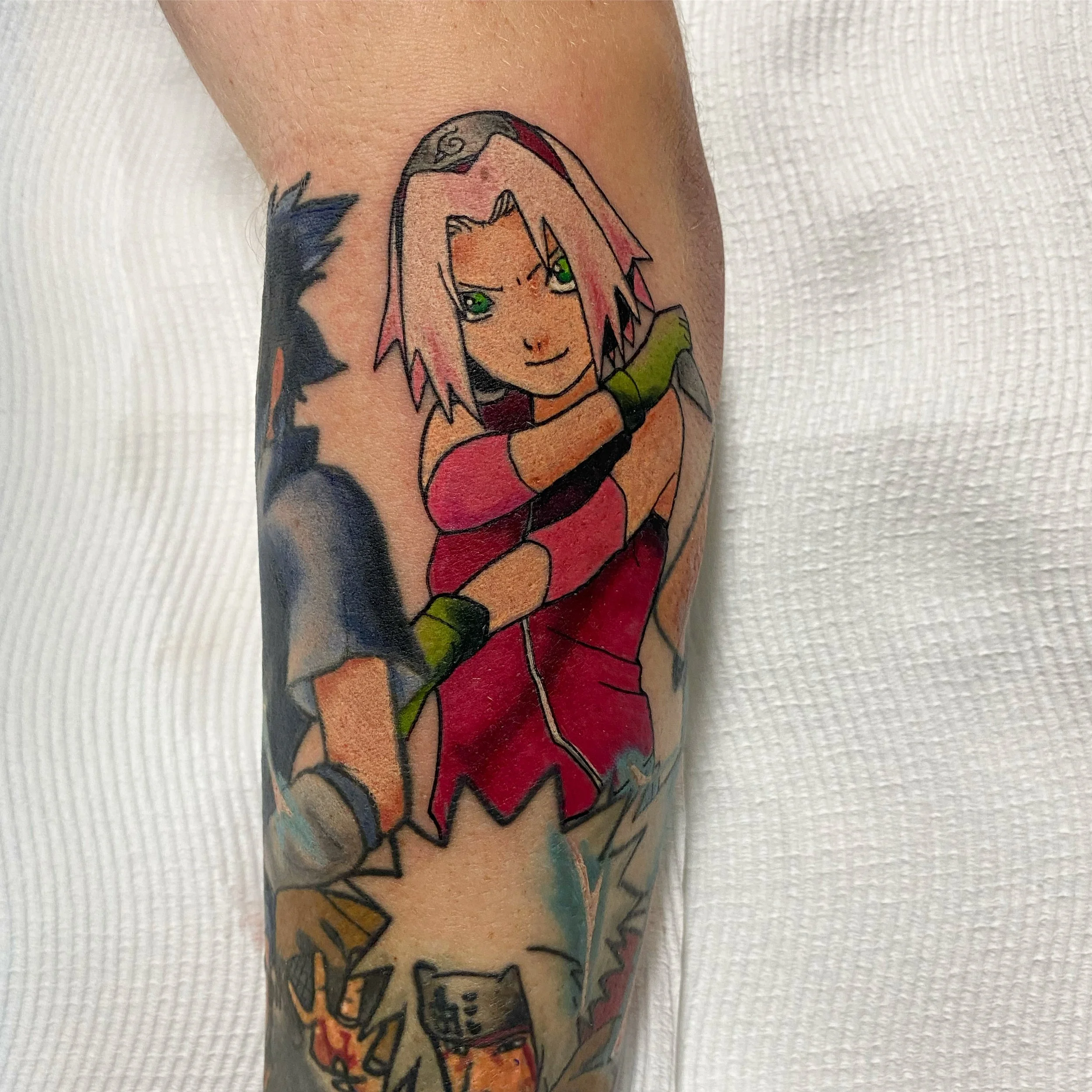 Naruto sakura tattoo brisbane pop culture gaming 