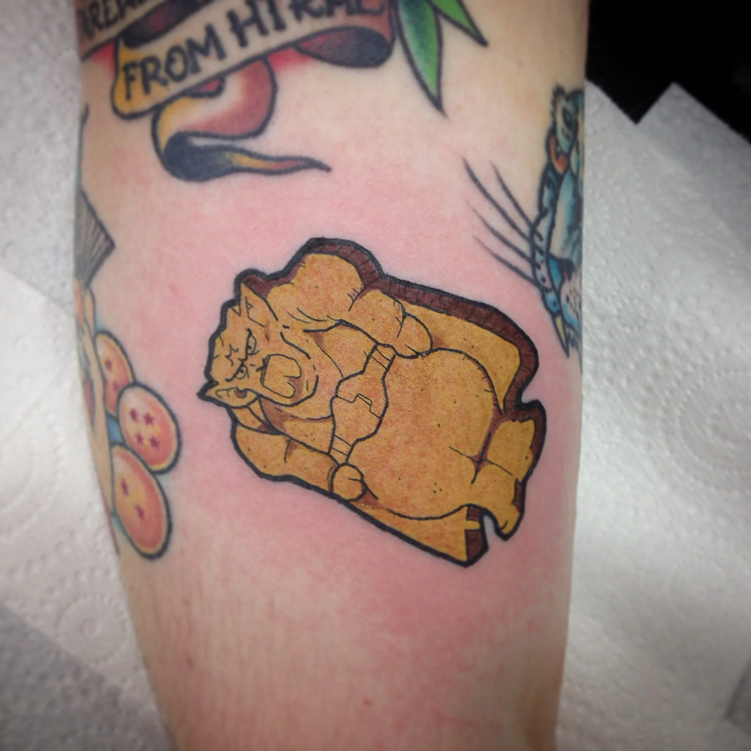 Dabura dragon ball z tattoo brisbane pop culture gaming 
