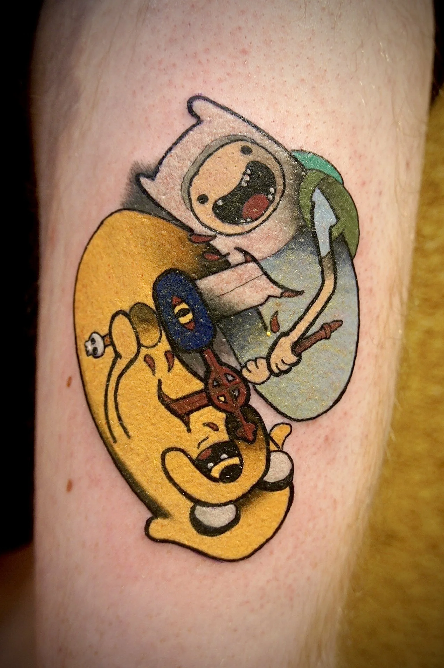 Adventure time tattoo brisbane pop culture gaming 