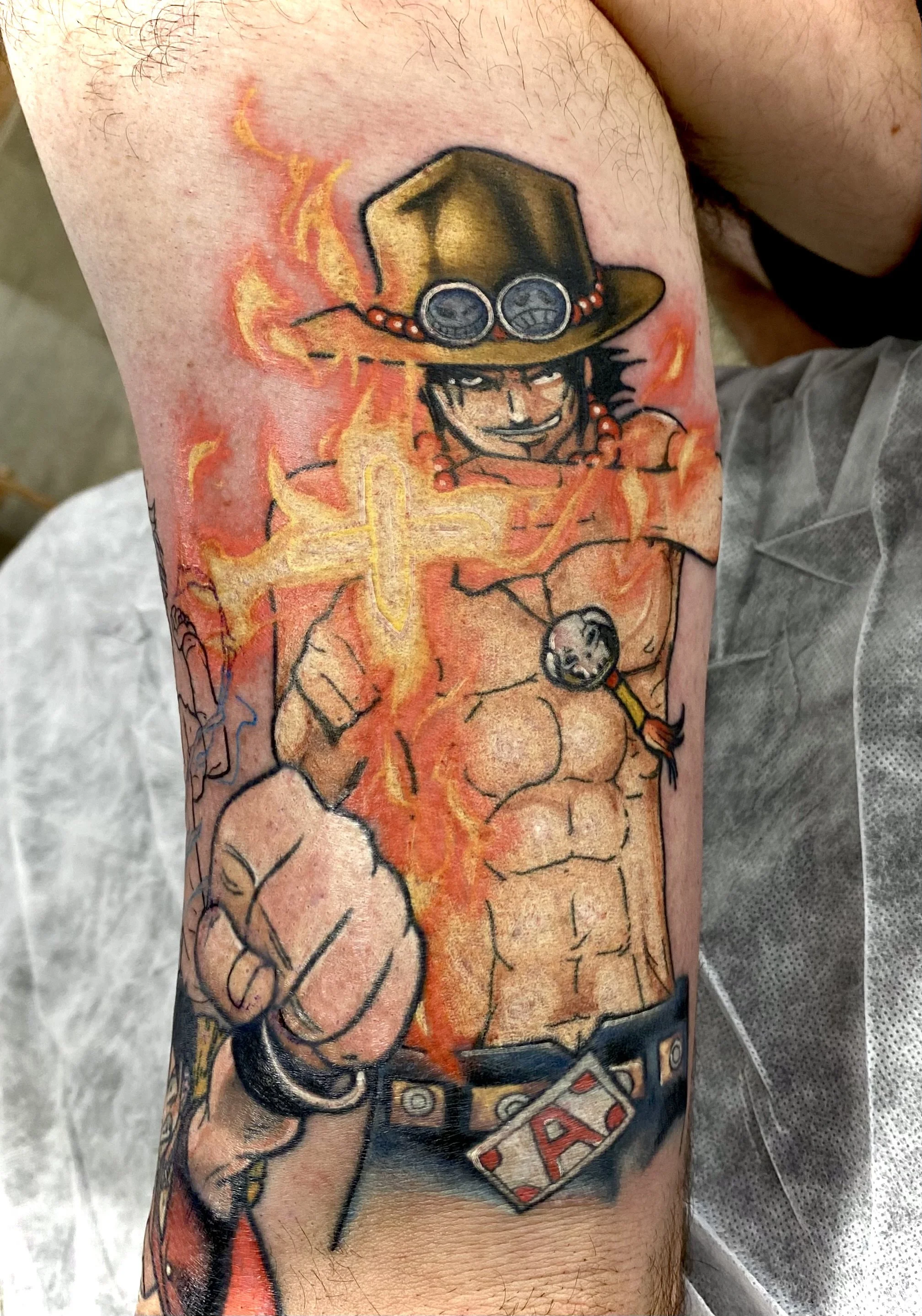 Brisbane tattoo vegan pop culture one pice.jpeg