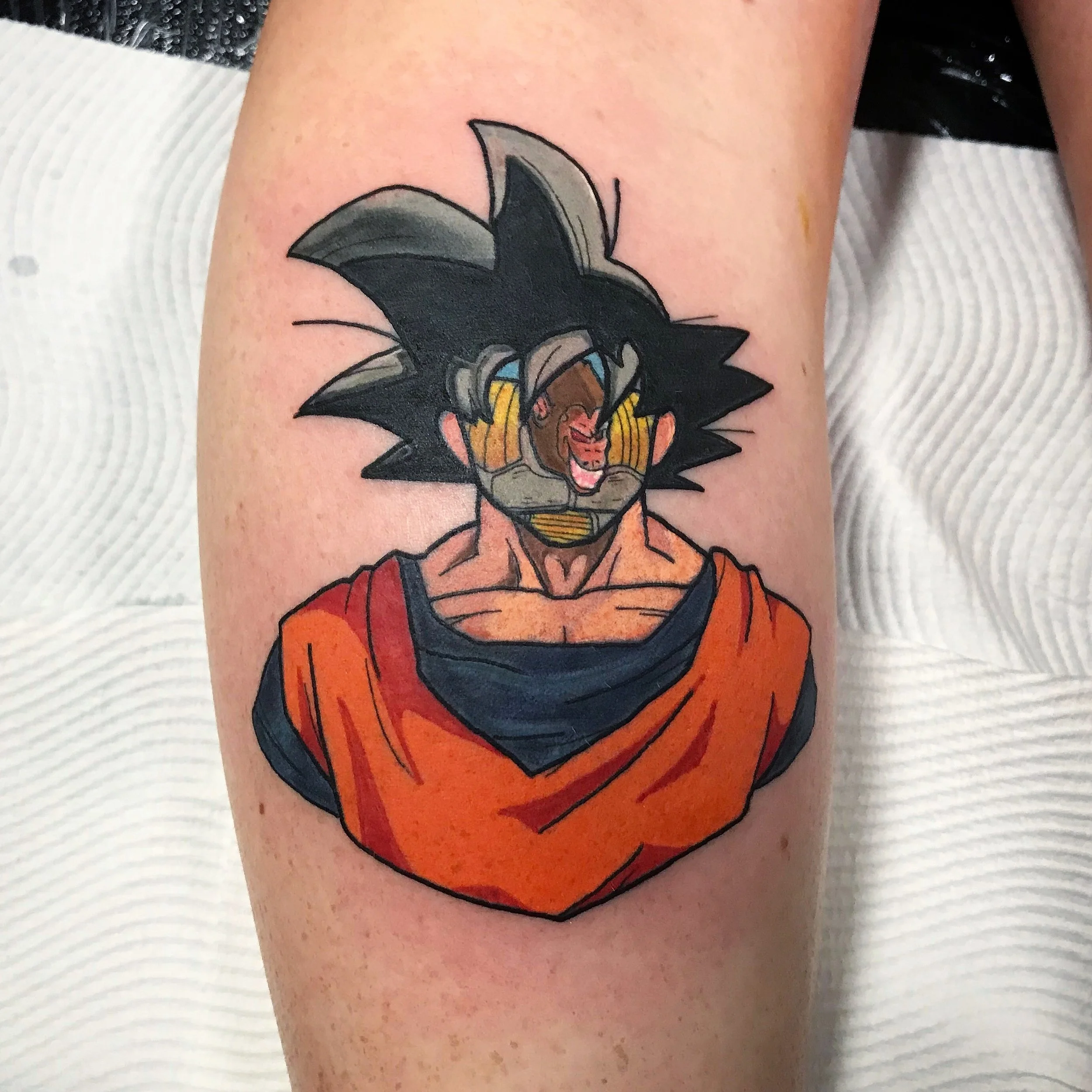 Goku tattoo brisbane pop culture gaming 