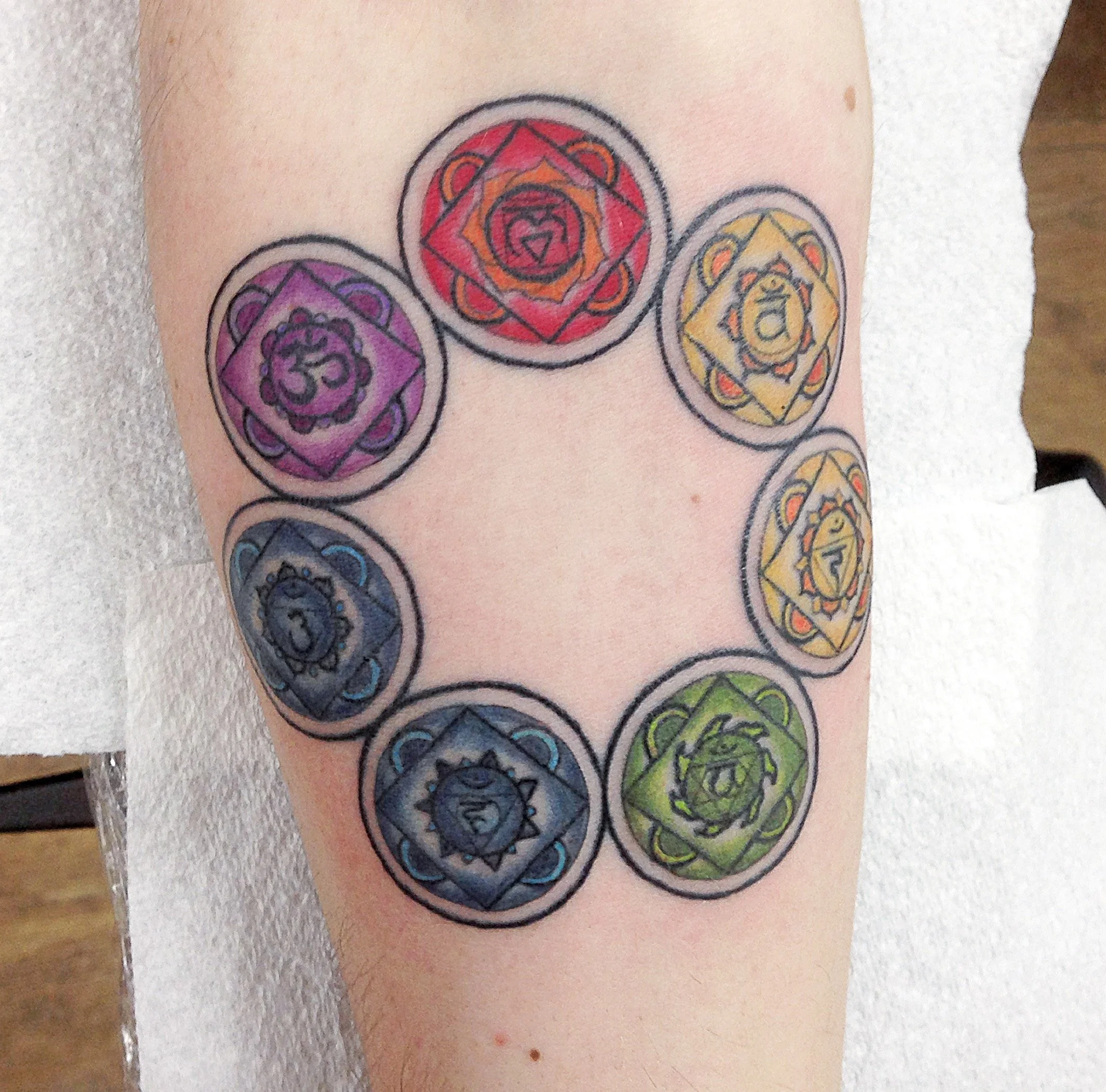 Chakras tattoo brisbane pop culture gaming 