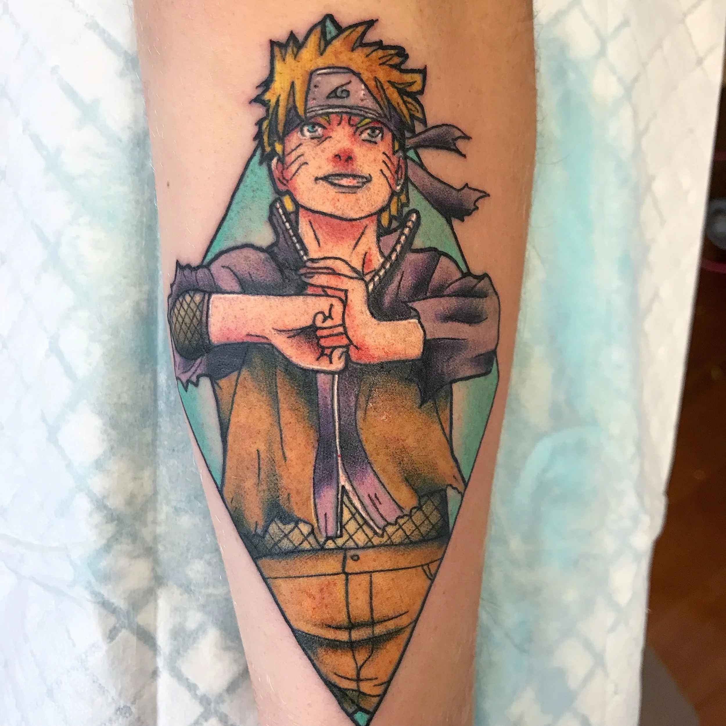 Naruto anime tattoo brisbane pop culture gaming tattooos