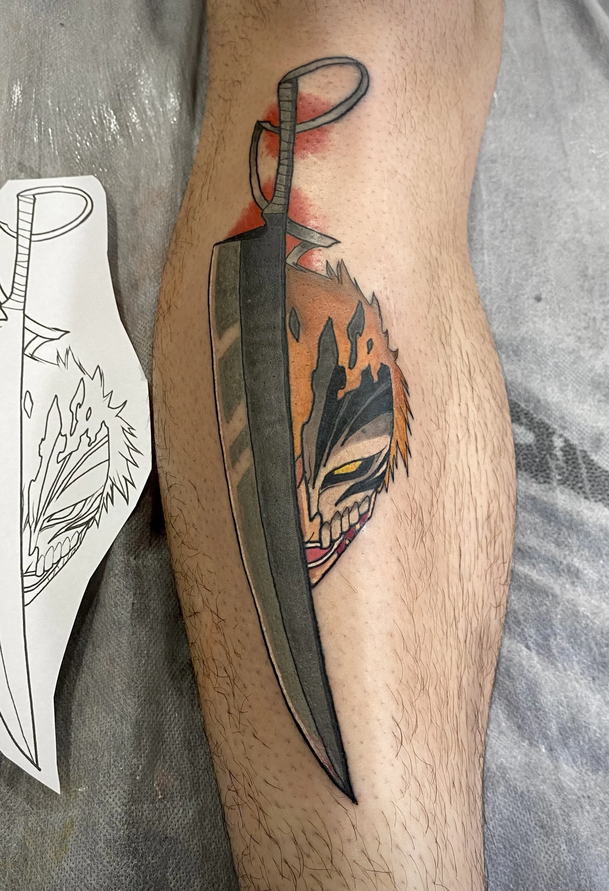 Brisbane tattoo vegan pop culture bleach.jpeg