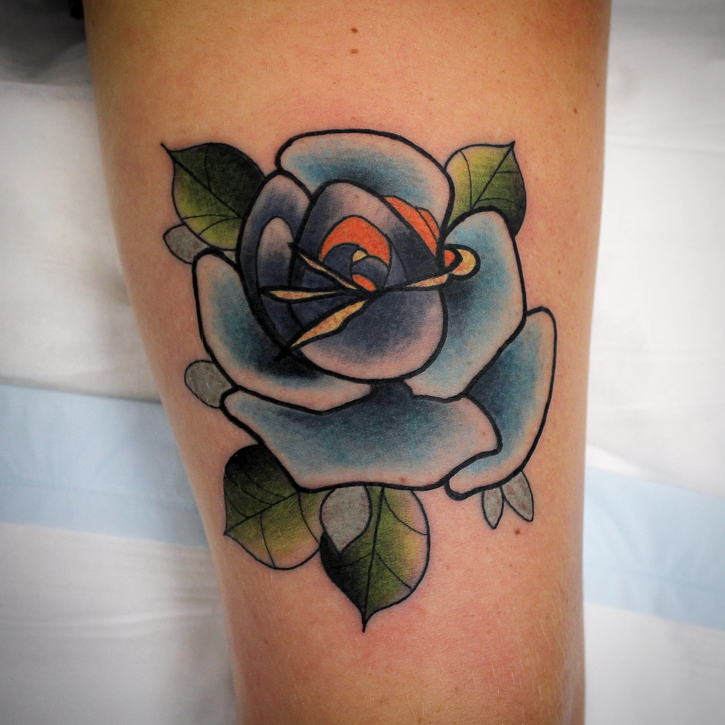 Floral tattoo brisbane pop culture gaming 