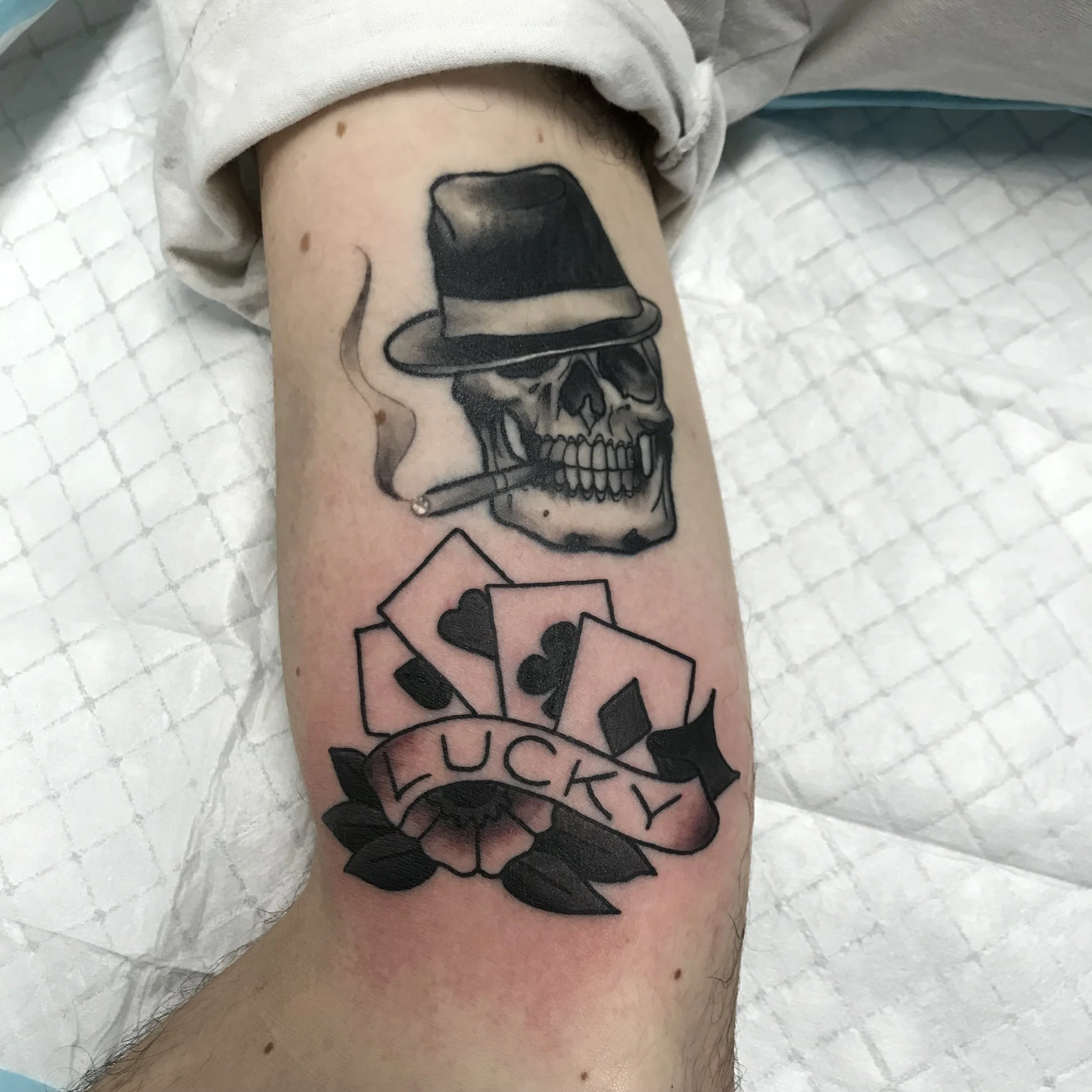 Traditional tattoo brisbane black grey