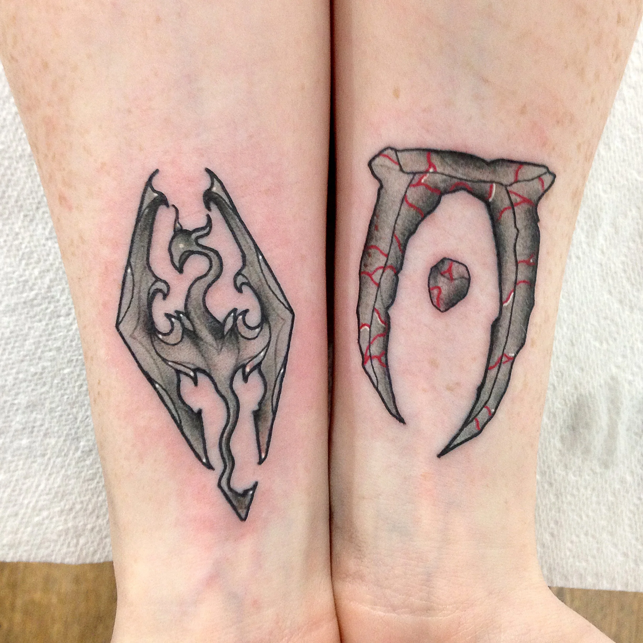 Skyrim tattoo brisbane pop culture gaming 