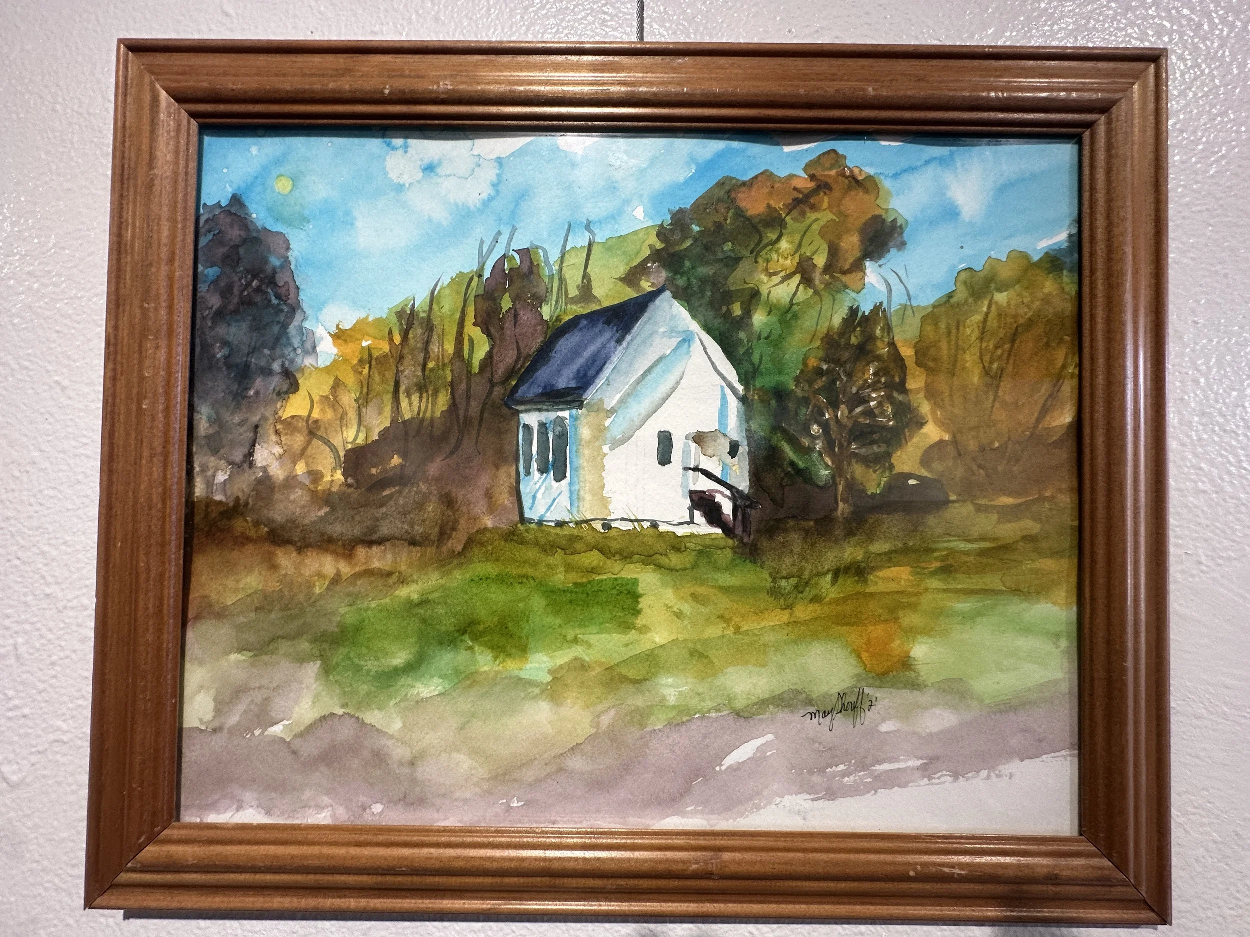 Going Home: Original Watercolor by May Sheriff
