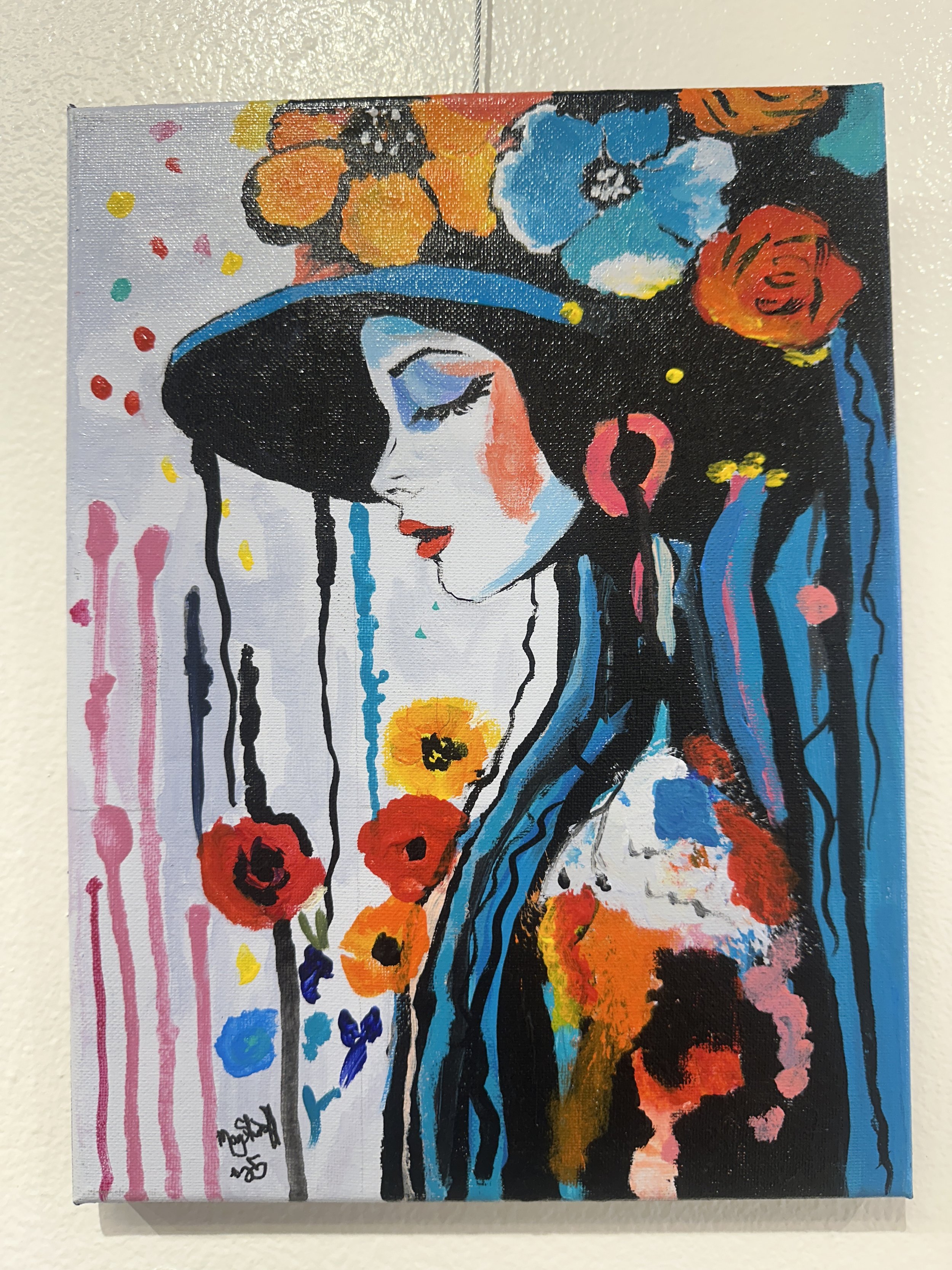 Vibrant Dreams: Original Acrylic on Canvas by May Sheriff