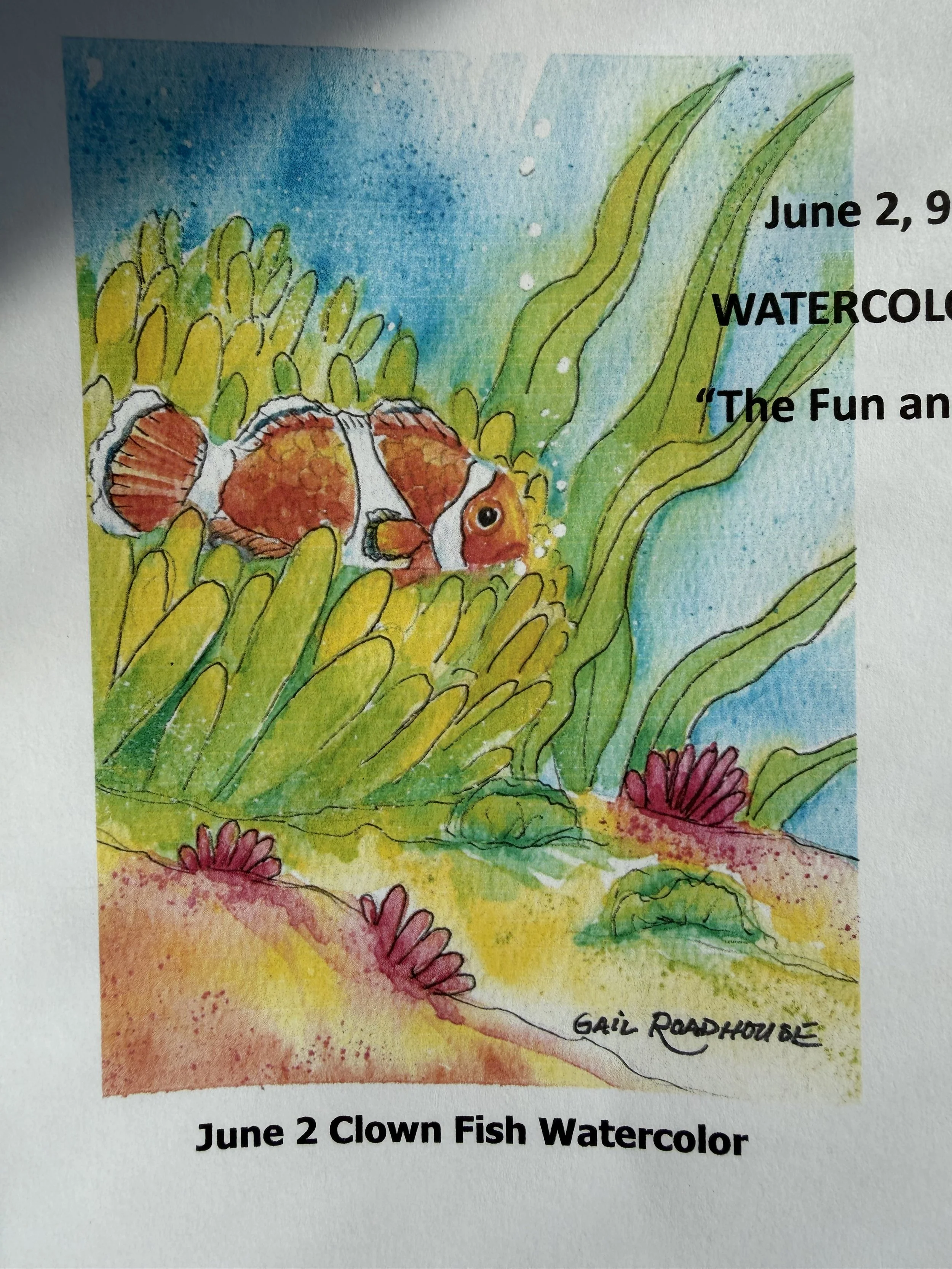 Watercolor with Gail Roadhouse
