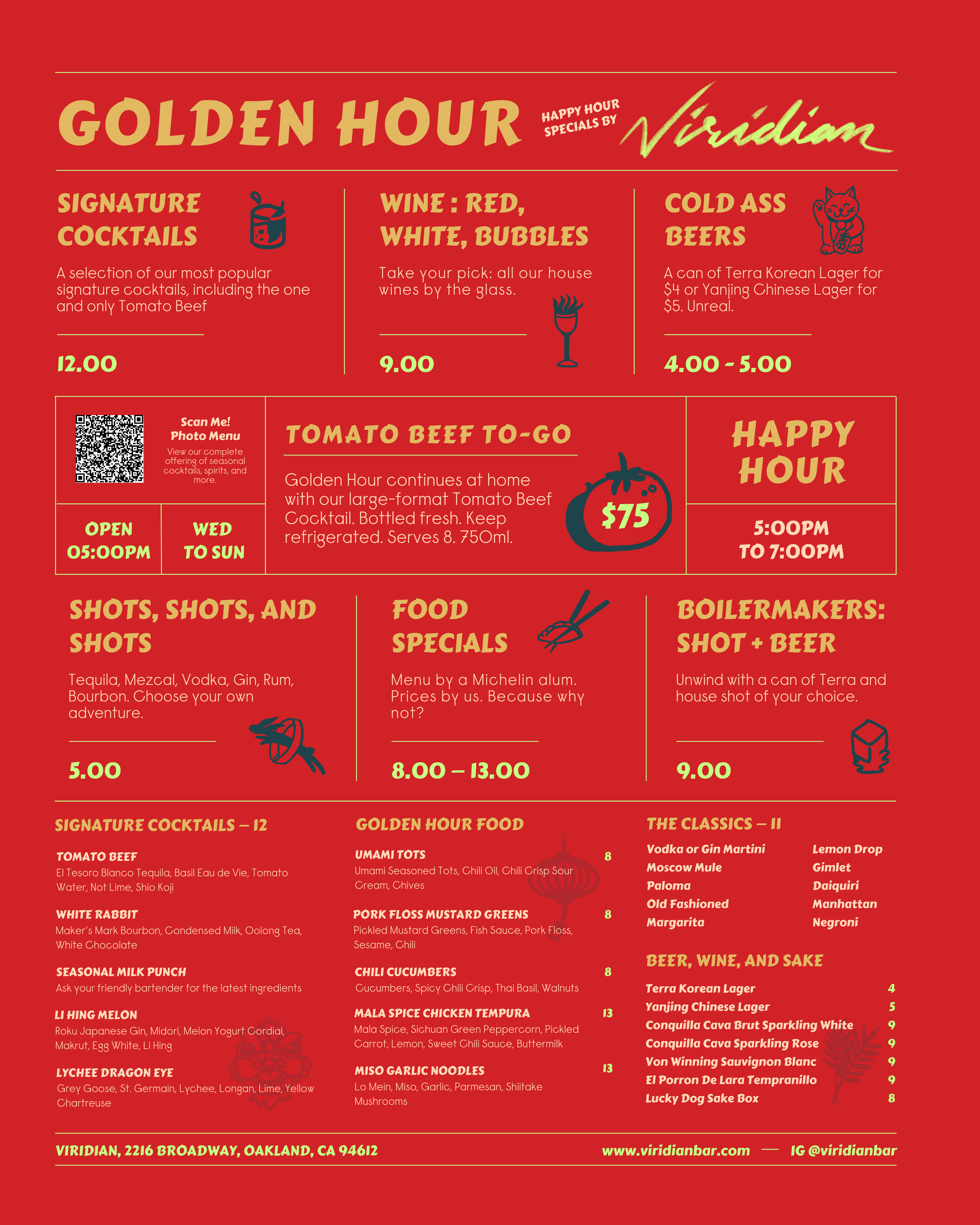 Happy Hour — Viridian