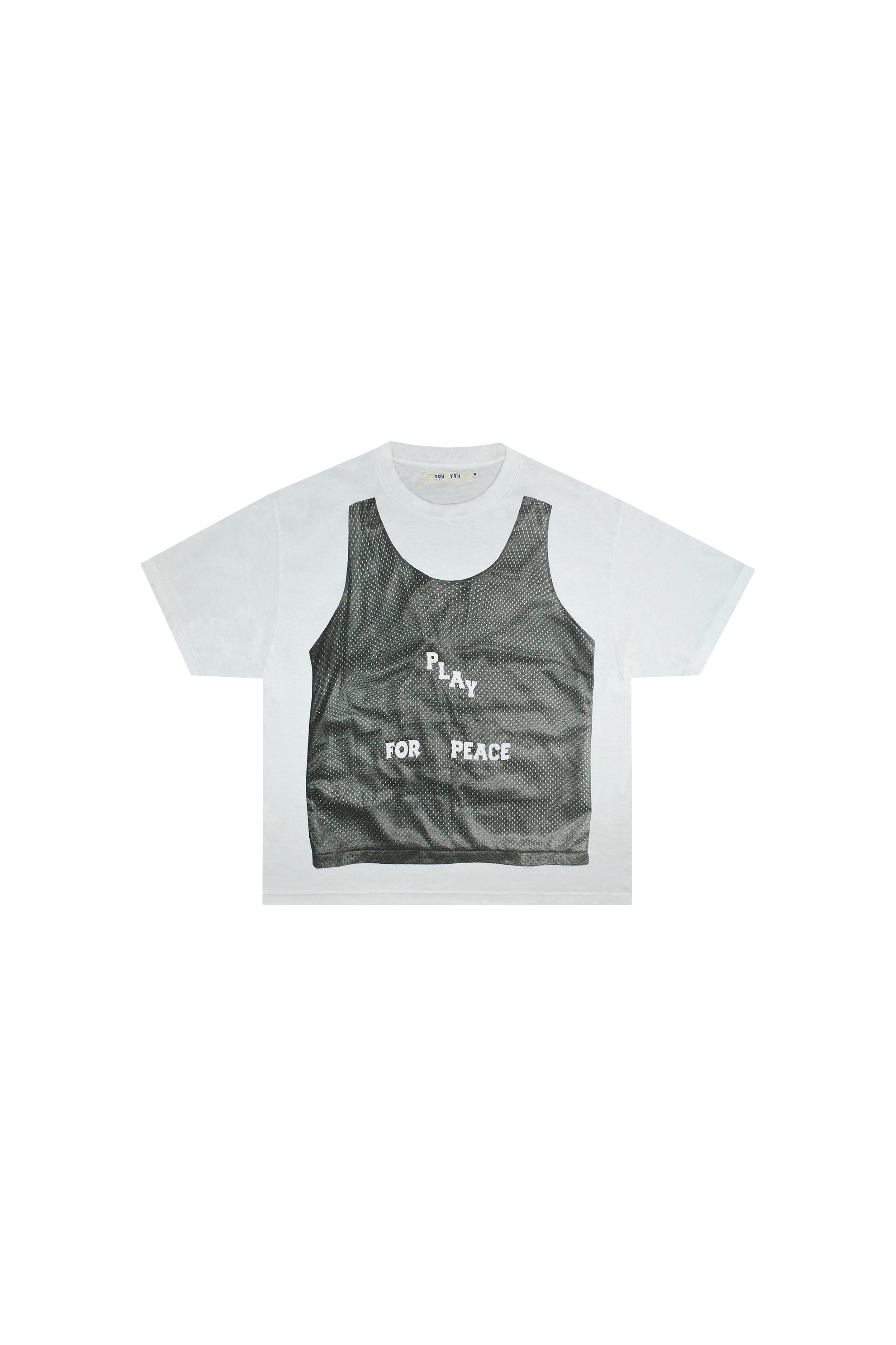 trompe l'oeil sport tank tee