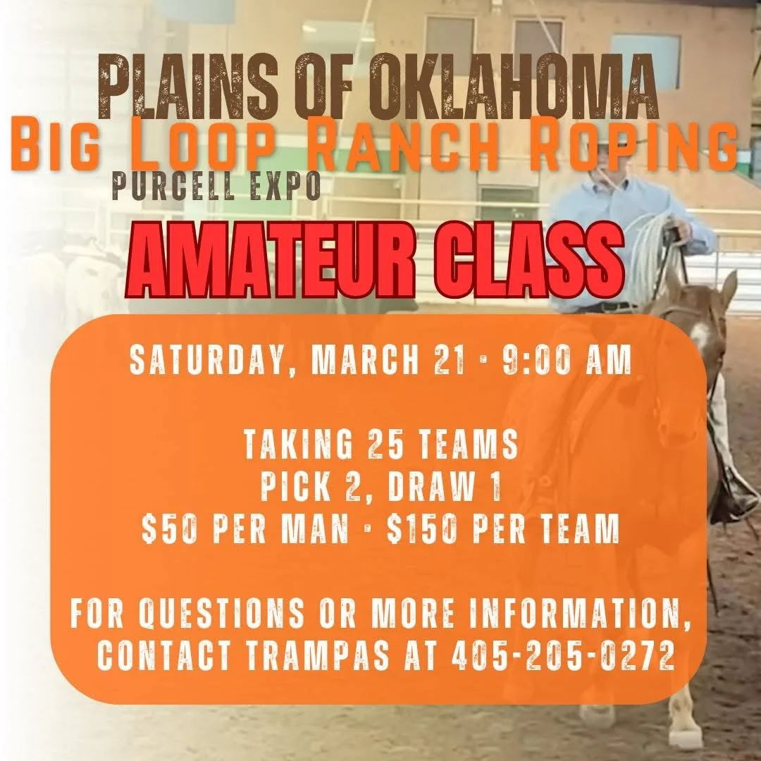 Plains Of Oklahoma Ranch Roping