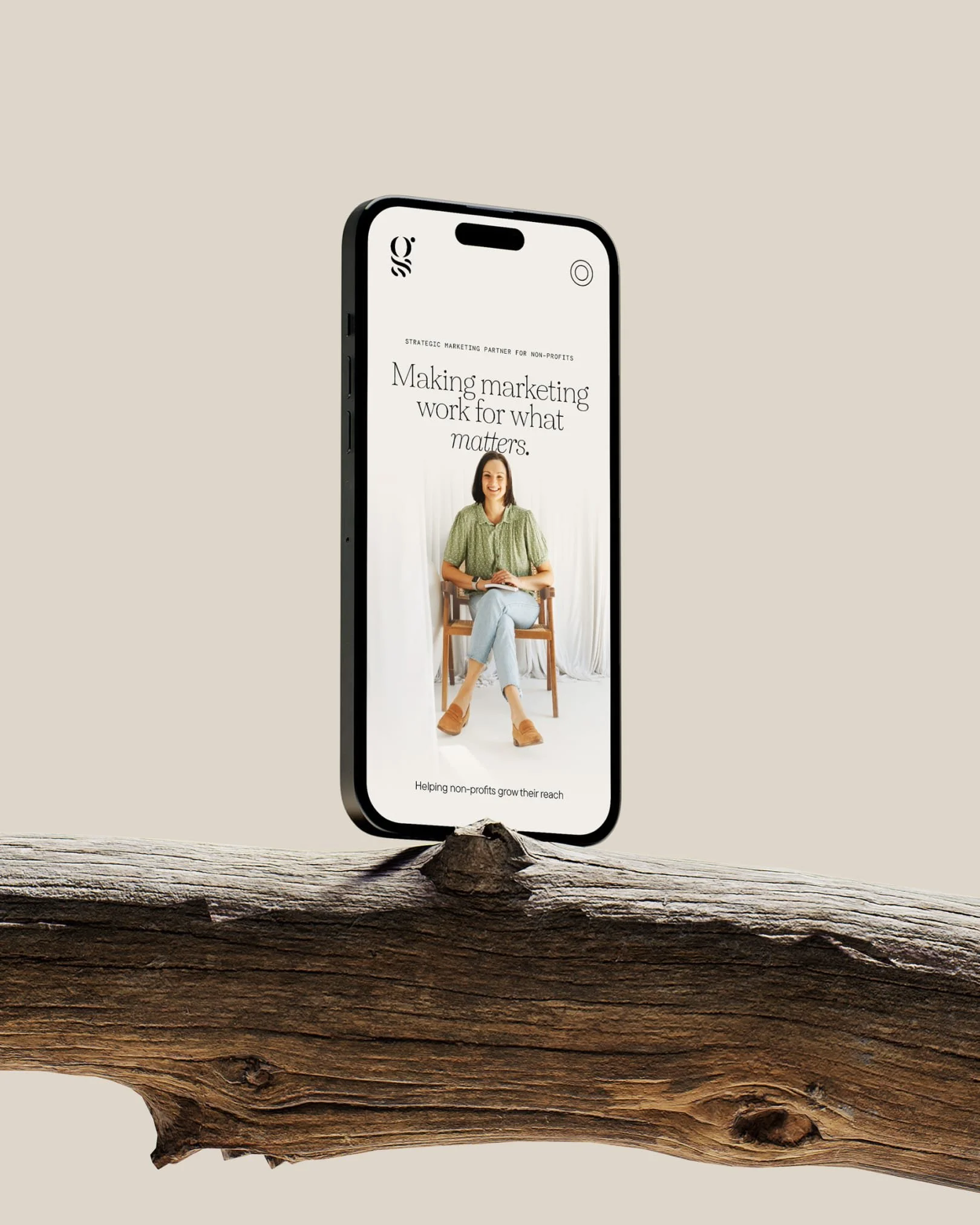 Logo for Homegrown Child Development overlaid on minimal background of green leaves and plants