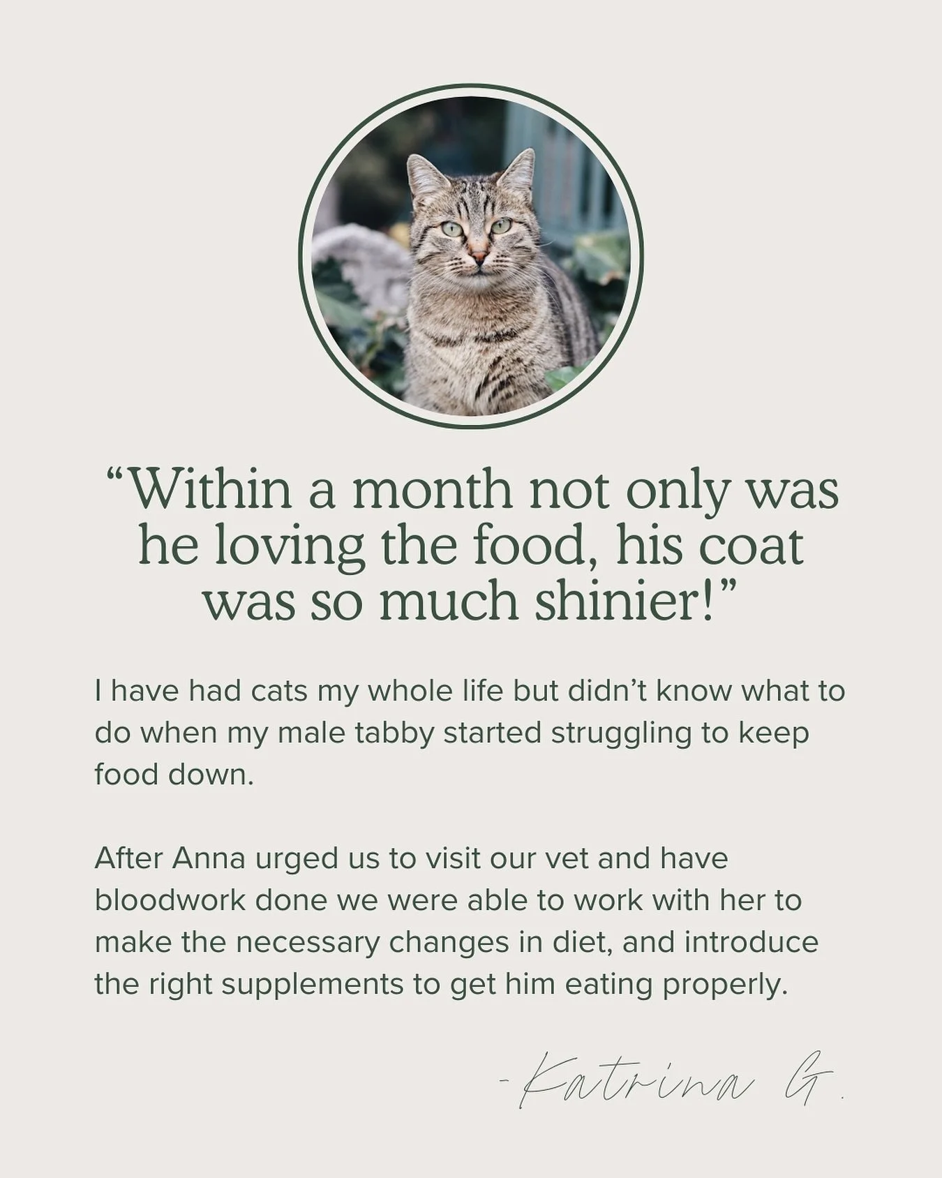Kind words from clients 🤎

Every pet is unique in their needs, and that can trip up even the most seasoned pet owners on occasion.

Sometimes our pets throw us for a loop and it means we have to dive a little deeper to get to the bottom of things 😊