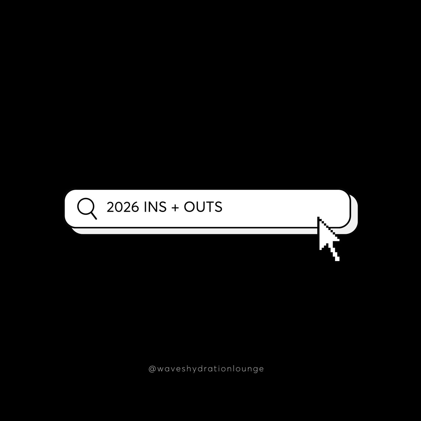 2026 INS &amp; OUTS ✨

IN: proactive wellness, regulated nervous systems, hydration that actually works.

OUT: waiting until burnout, band-aid fixes, guessing what your body needs.

2026 is about feeling good on purpose 🤍
