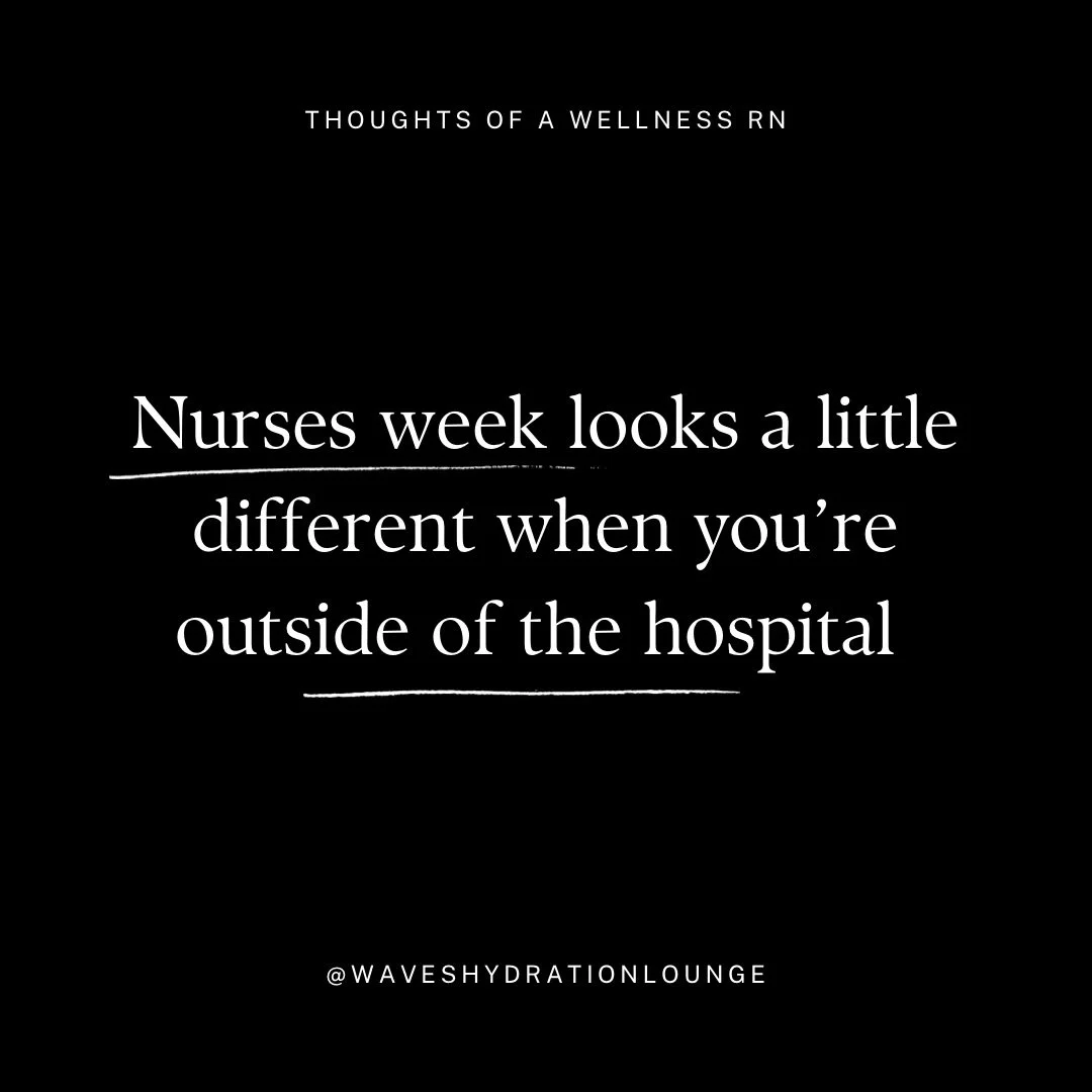Happy Nurses Week to every kind of nurse. 🤍

Hospital nurses. ER nurses. ICU nurses. Clinic nurses. Wellness nurses. Aesthetic nurses. School nurses. Home health nurses. Flight nurses. Educators. Injectors. All of us.

Nursing doesn&rsquo;t stop exi