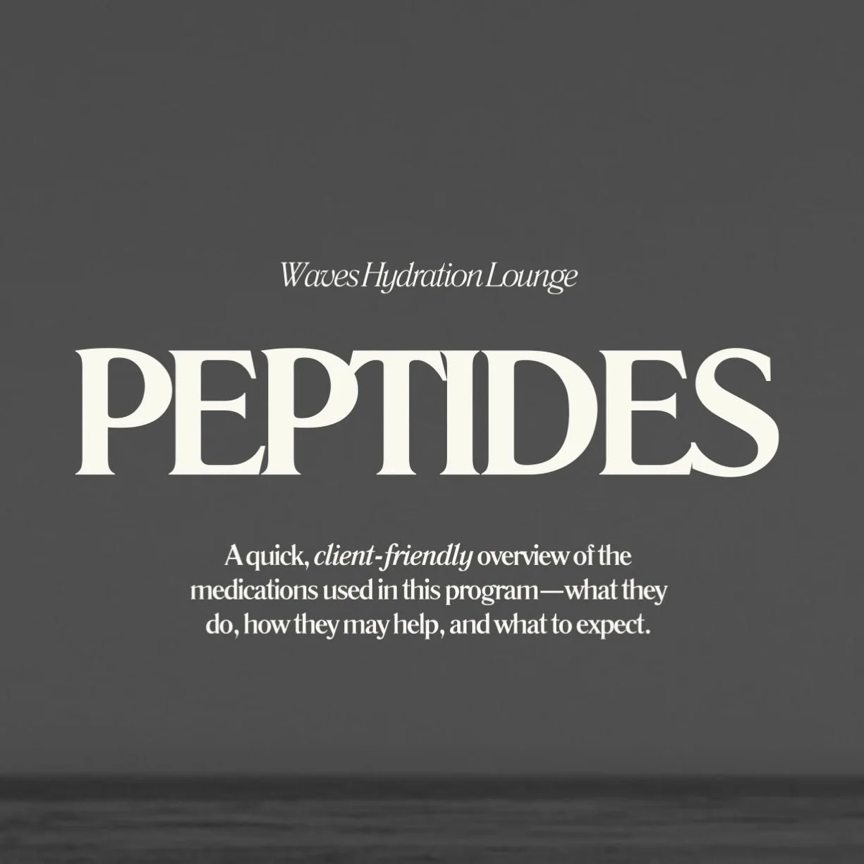 Questions. Pricing. Peptides.

It&rsquo;s all in the guide now 🧬✨
&bull; pricing
&bull; education
&bull; wellness goals
&bull; protocols
&bull; FAQs
&bull; next steps

Simple. Aesthetic. Easy to understand. 🌊

Download the Waves Peptide Guide throu