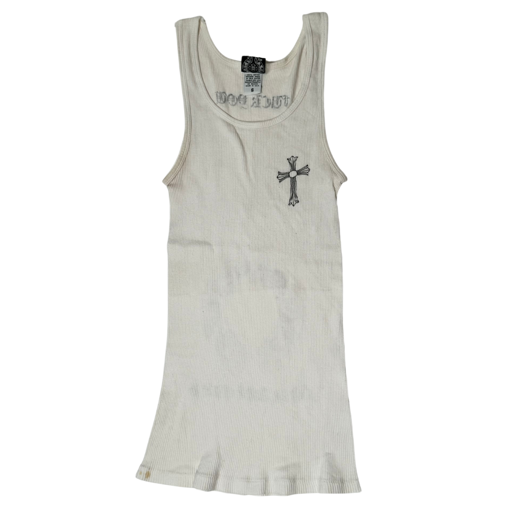 Chrome Hearts White F-U Los Angeles Horseshoe Vintage Women's Tank Top - S