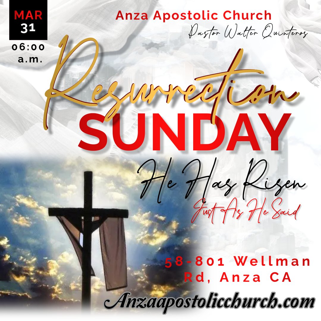 Resurrection Service-Sunday 3/31/24