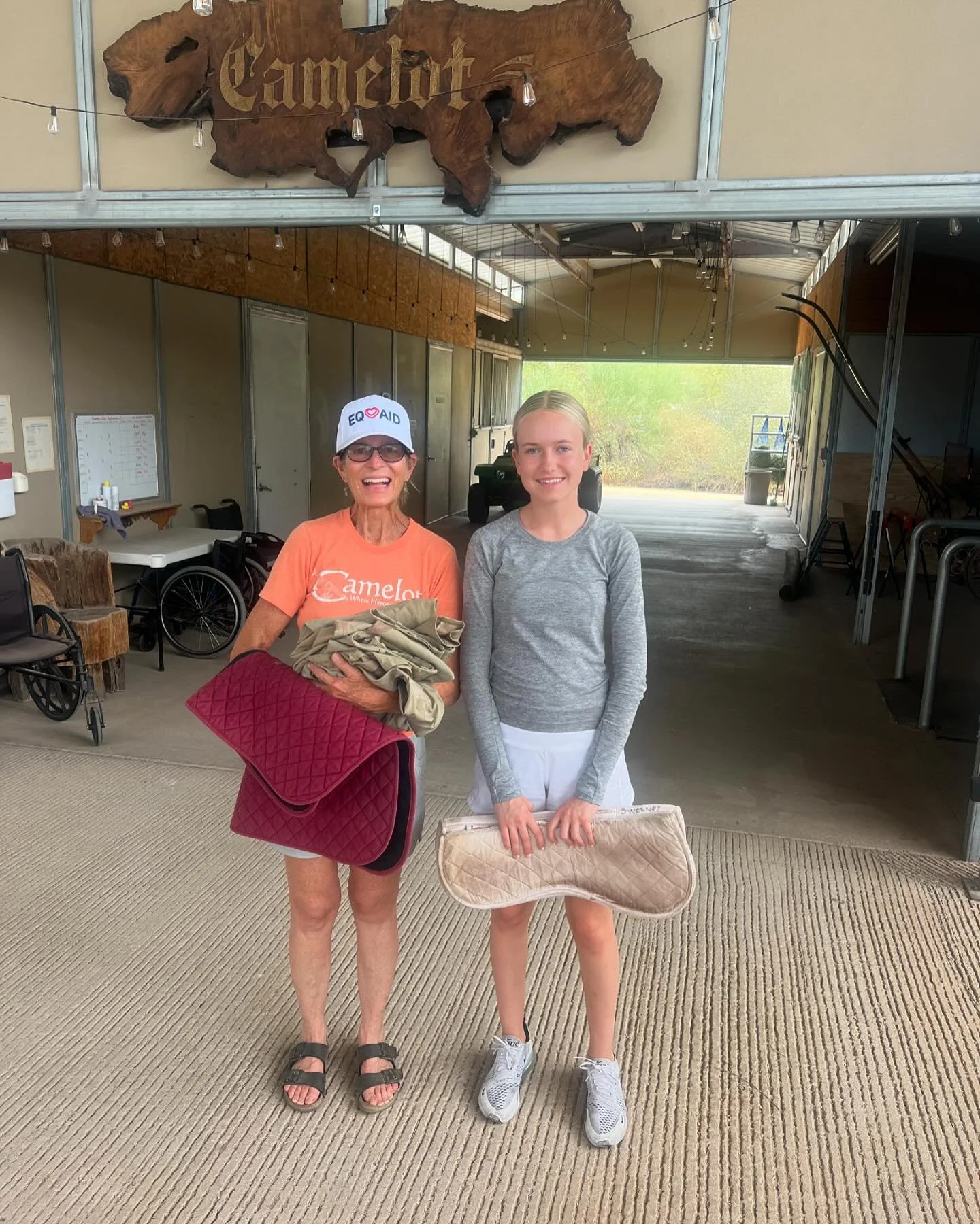 #givingandgalloping 

Today, we dropped off our latest donations to Camelot Therapeutic. Together, we&rsquo;re making a difference in the lives of those who need it most. 💙 #EqAid #CamelotTherapeutic #CommunitySupport #GivingBack&rdquo;