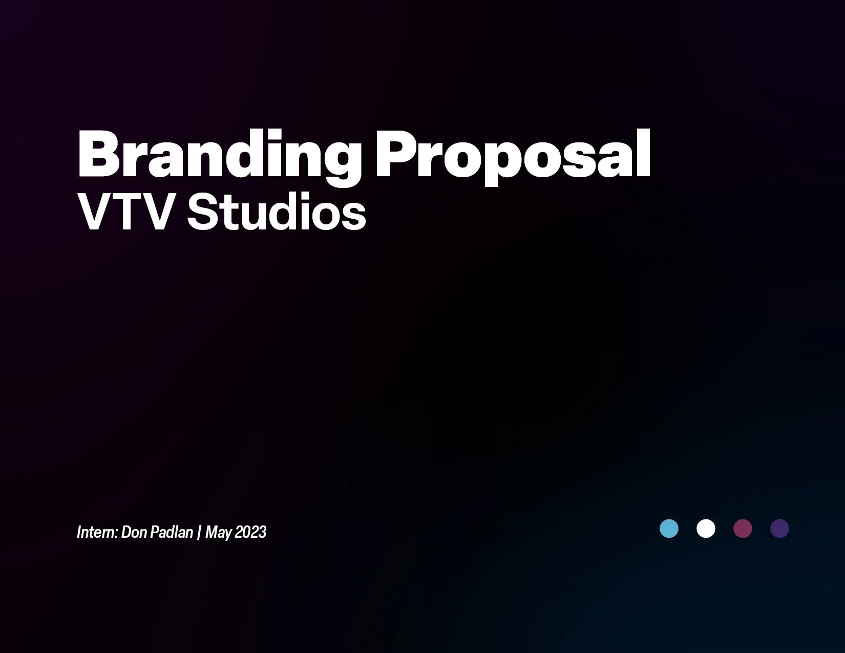 VTV Studios | Branding Proposal