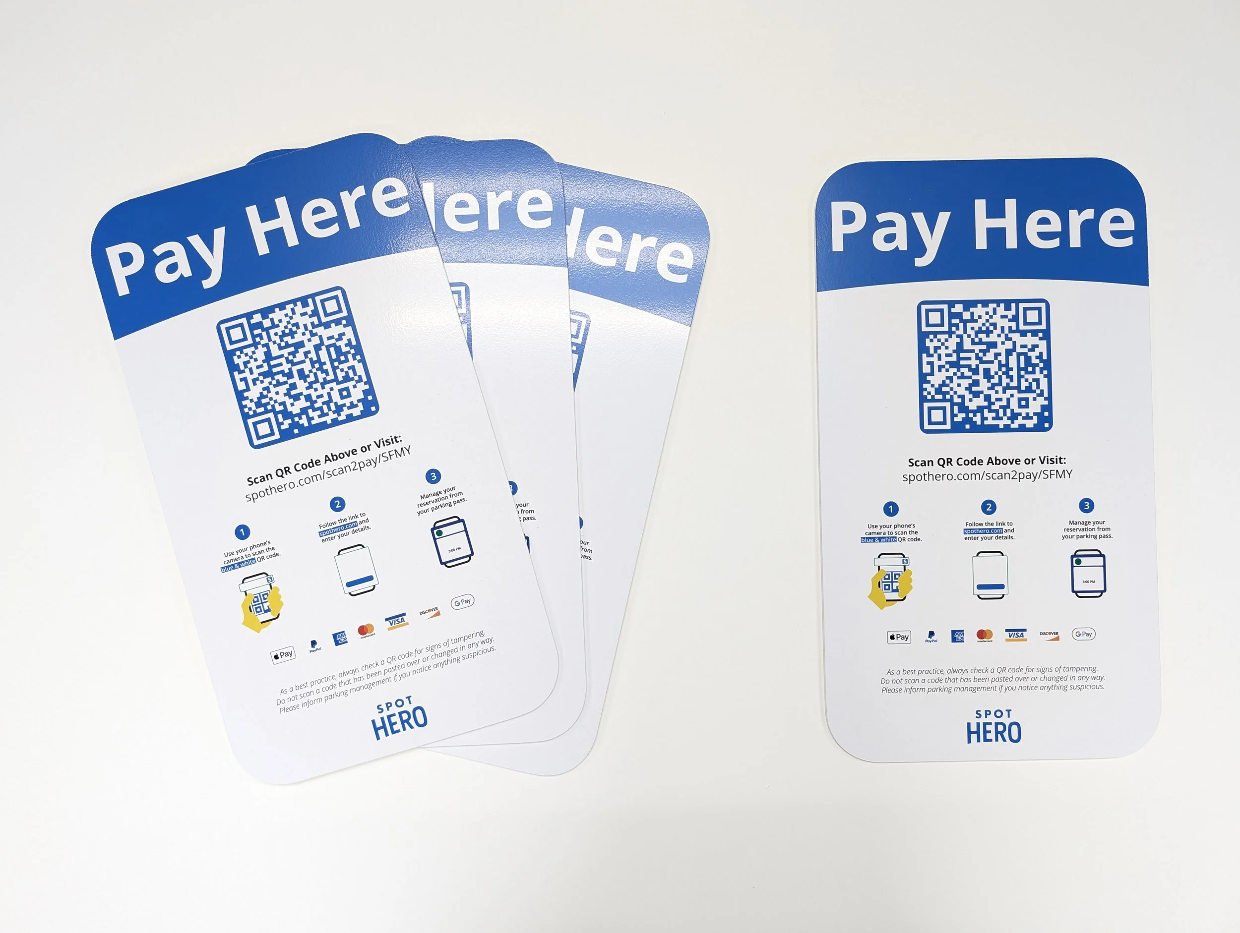 Douglas Parking SpotHero QR Code Signs