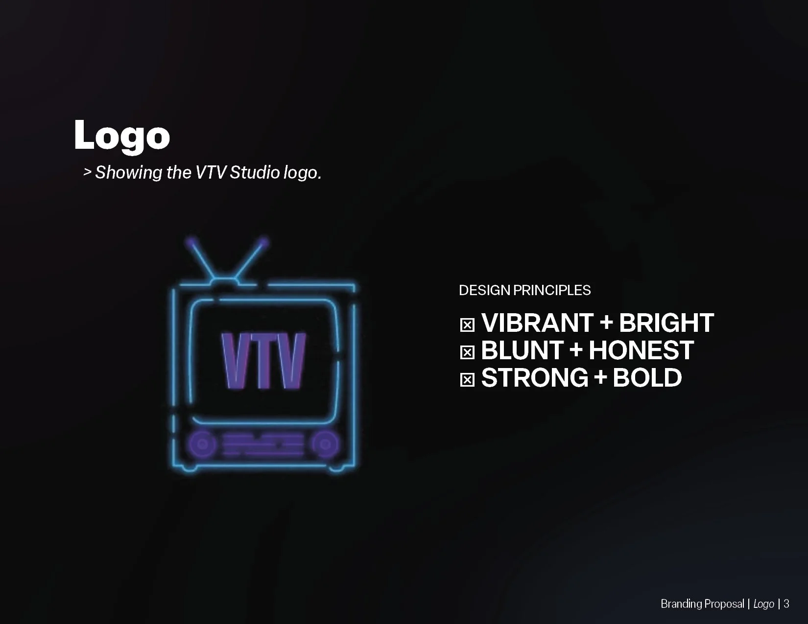 VTV Studios | Quick Logo Study