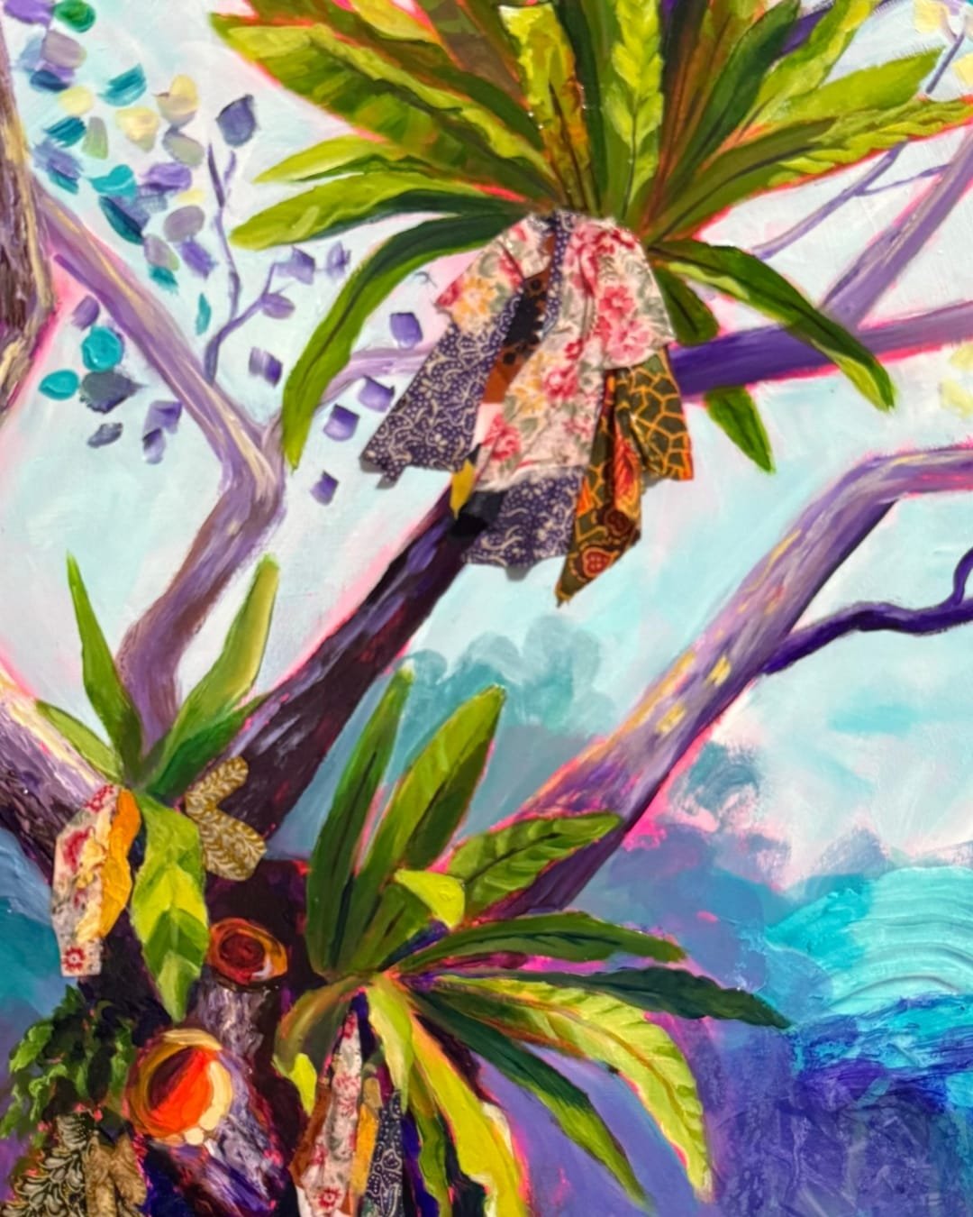 Canvas Connection Jillian Cheong's artwork titled Tranquility 9, detail image