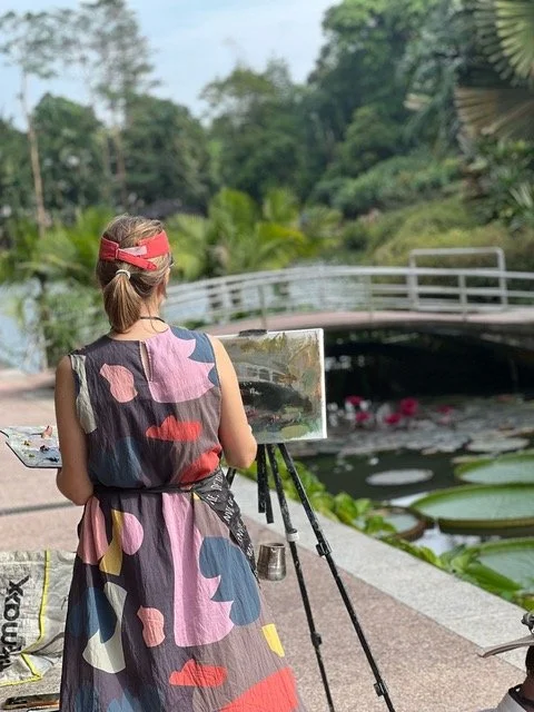 Canvas Connections artist Irina on plein air outings