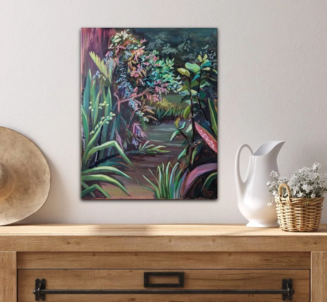 Canvas Connection Jillian Cheong's artwork titled Hidden Stream, insitu image