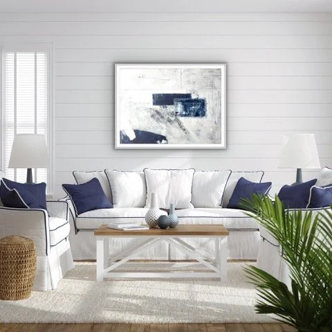 Canvas Connections artist Seema Ahuja's artwork titled Fragments of Stillness,  insitu image 1