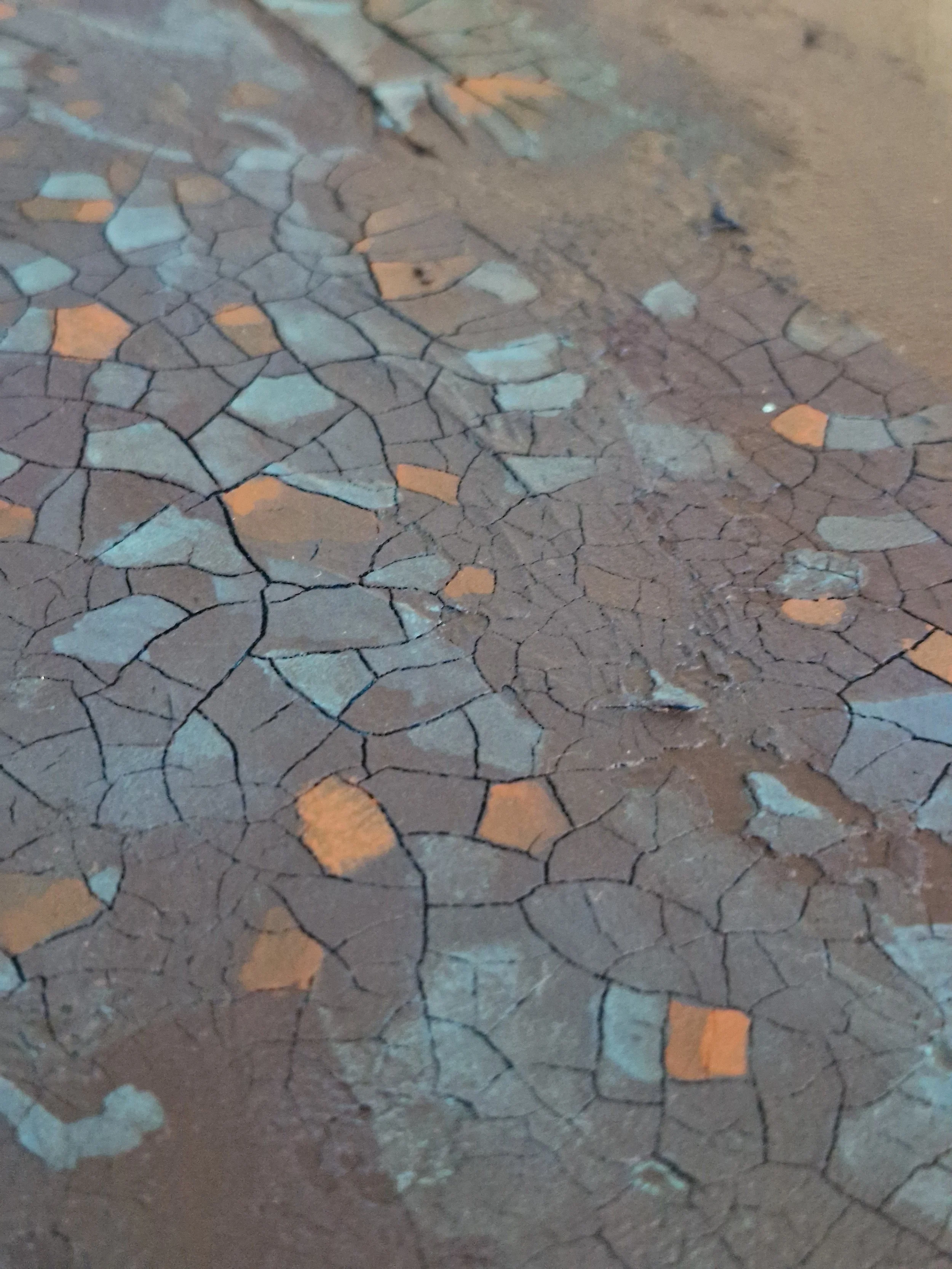 Coastal Colours 2 is a calming, layered and textural art by Canvas Connections multidisciplinary artist Aparna Chakravarty