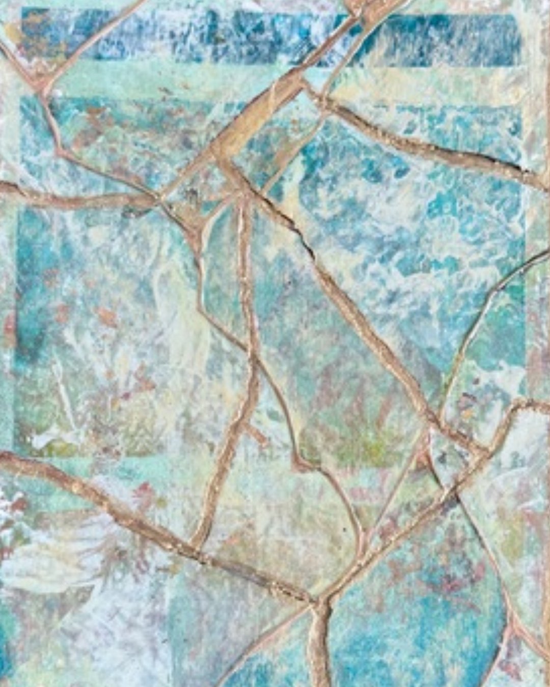 Canvas Connections artist Rajul Shah's artwork titled Truth Sets Free, detail image