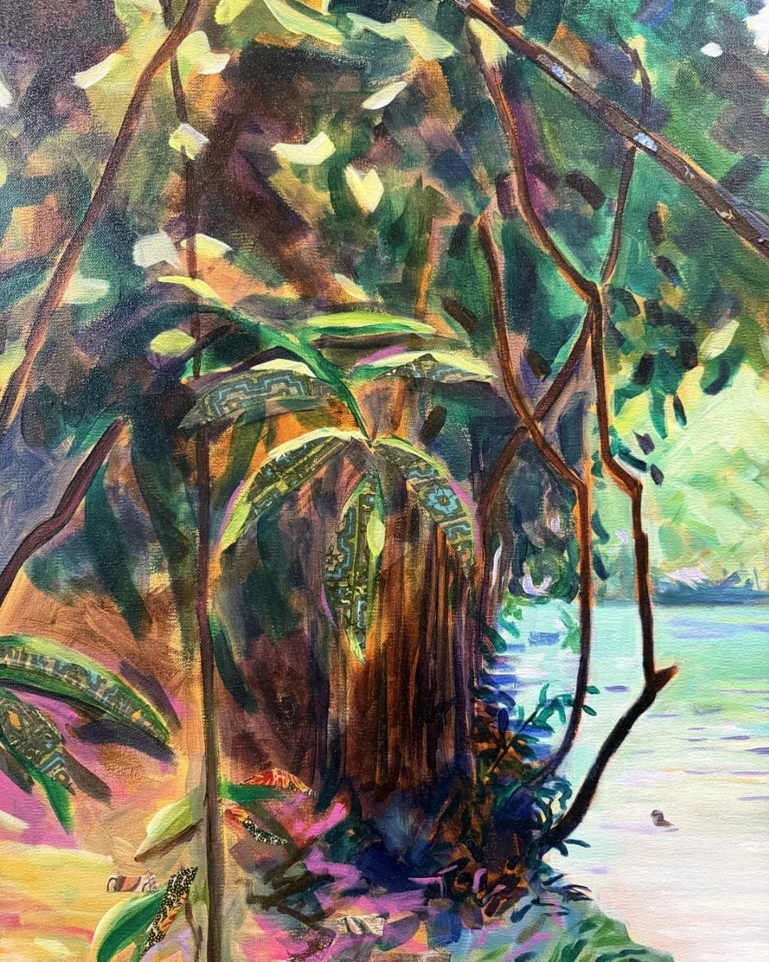 Canvas Connection Jillian Cheong's artwork titled Tranquility 5, detail image 3