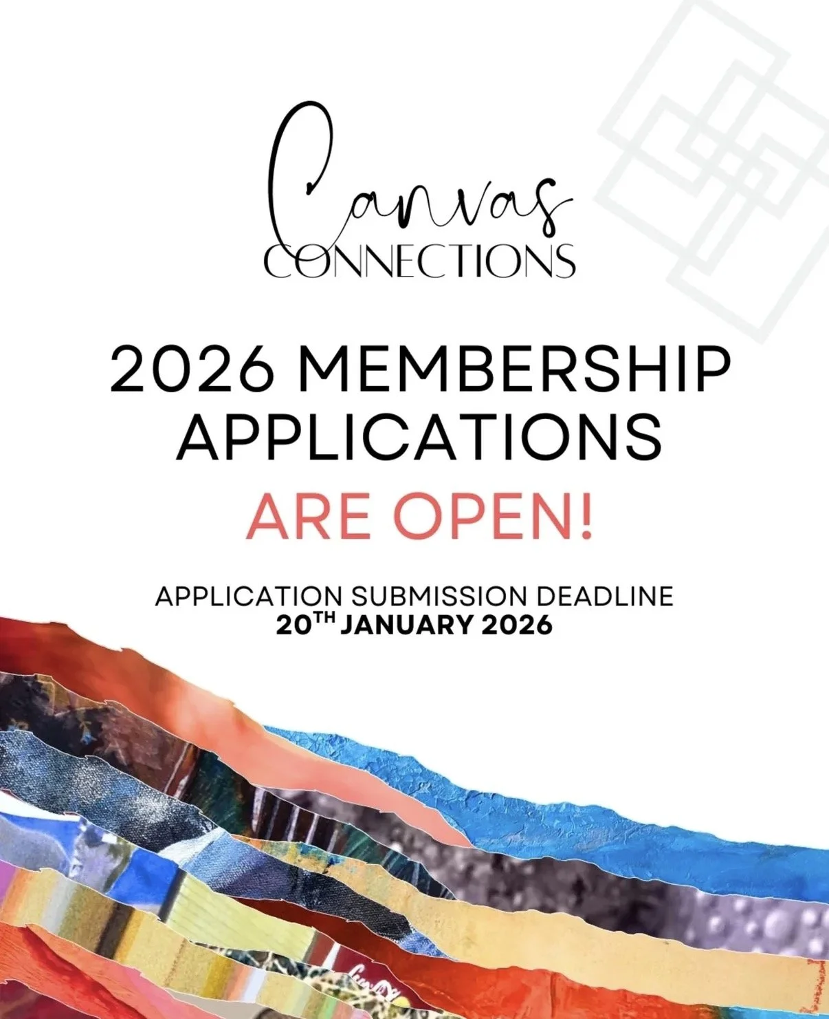 Canvas-Connections-2026-Membership-Applications-Open