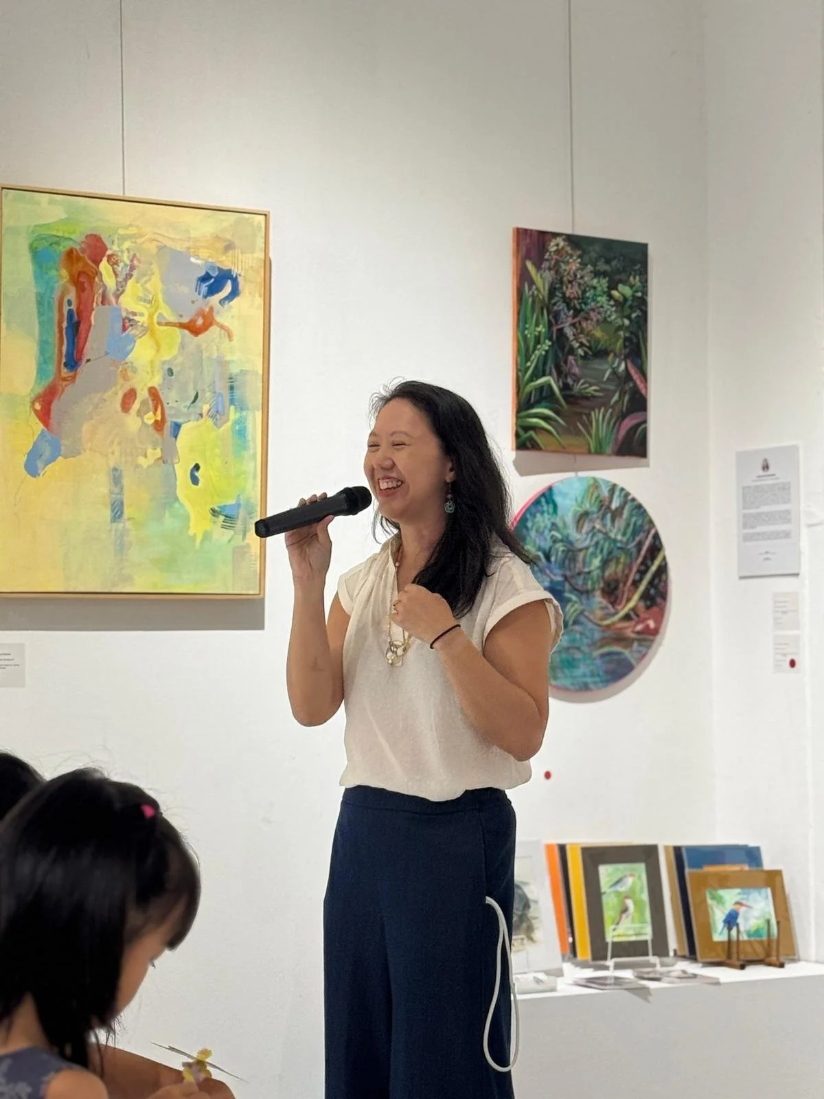 Canvas Connections artist Jillian Cheong at Artist Talk