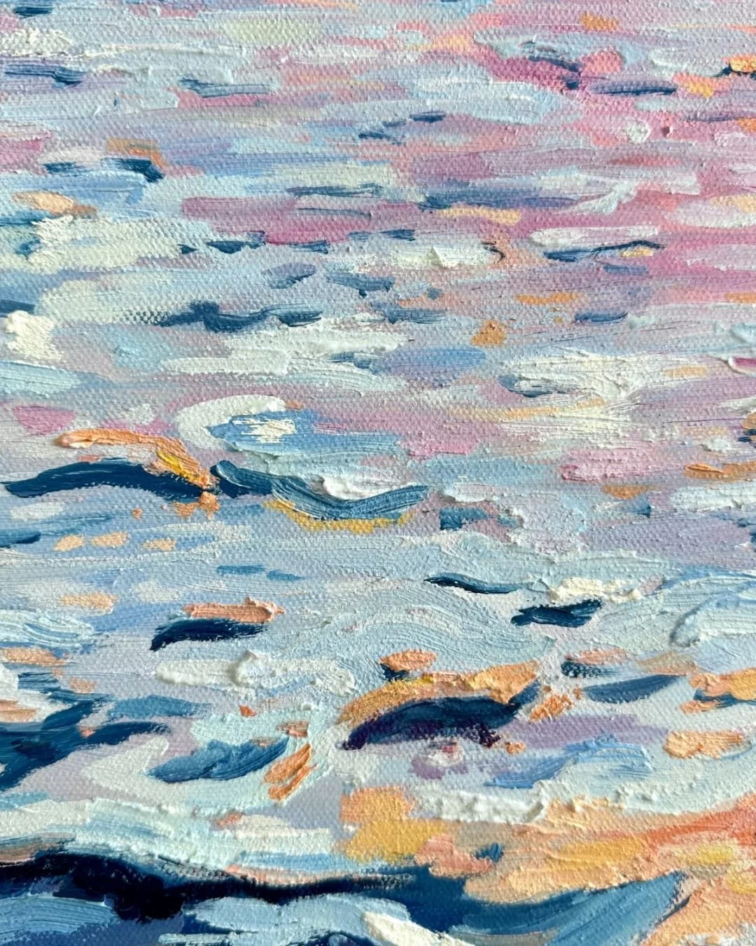 Canvas Connection Margarita Buttenmueller's artwork titled Pink Sunset 1, detail image 2