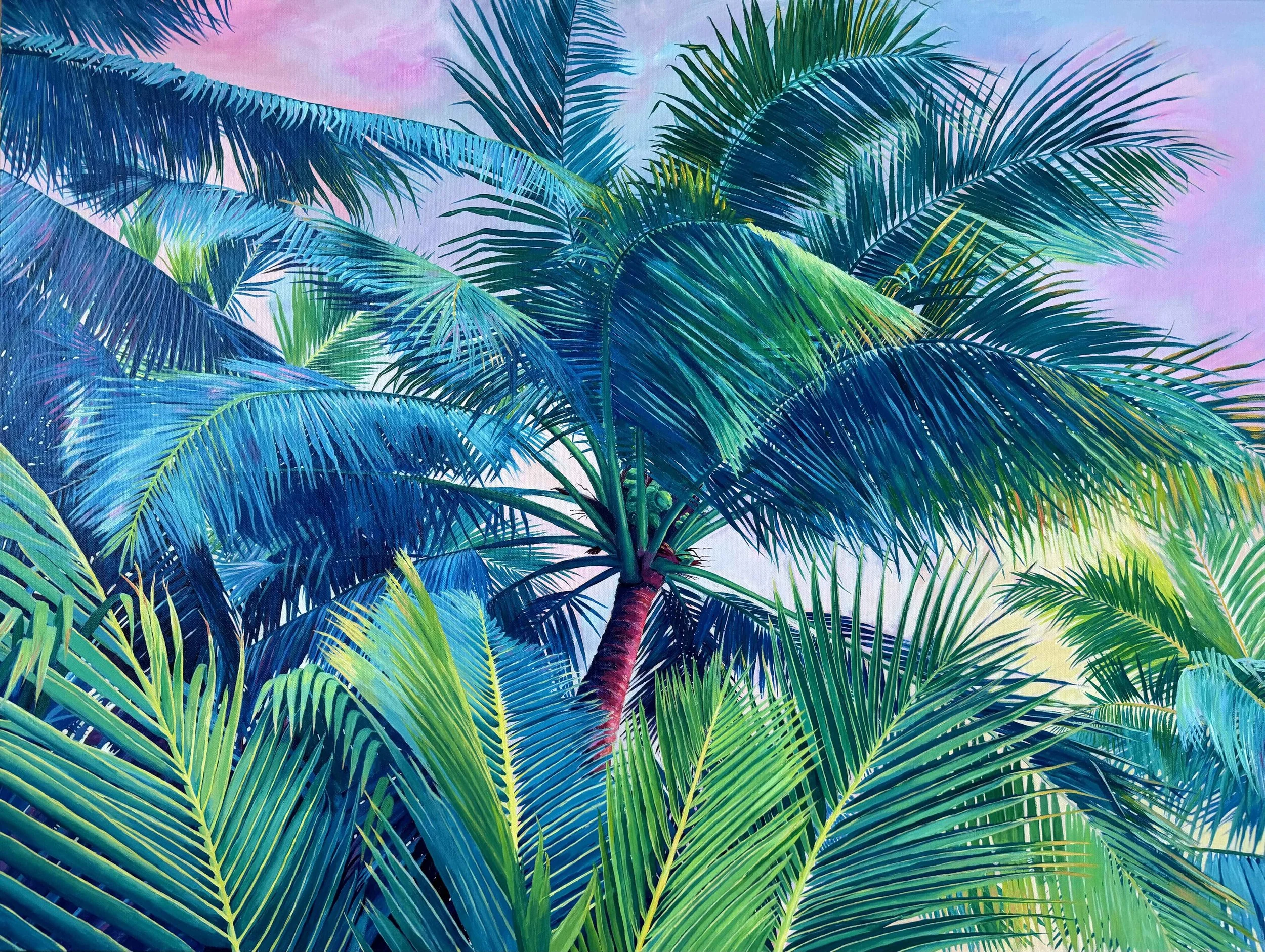 Canvas Connections artist Margrita Buttenmueller's artwork Morning Stroll Through Sentosa