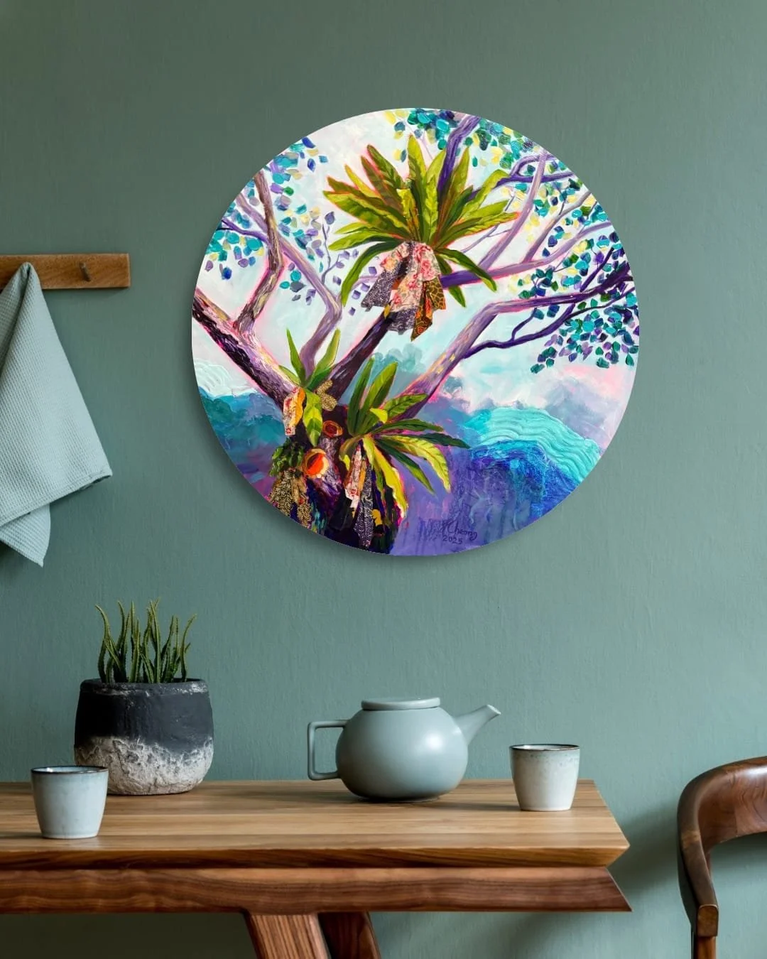 Canvas Connection Jillian Cheong's artwork titled Tranquility 9, insitu image 1