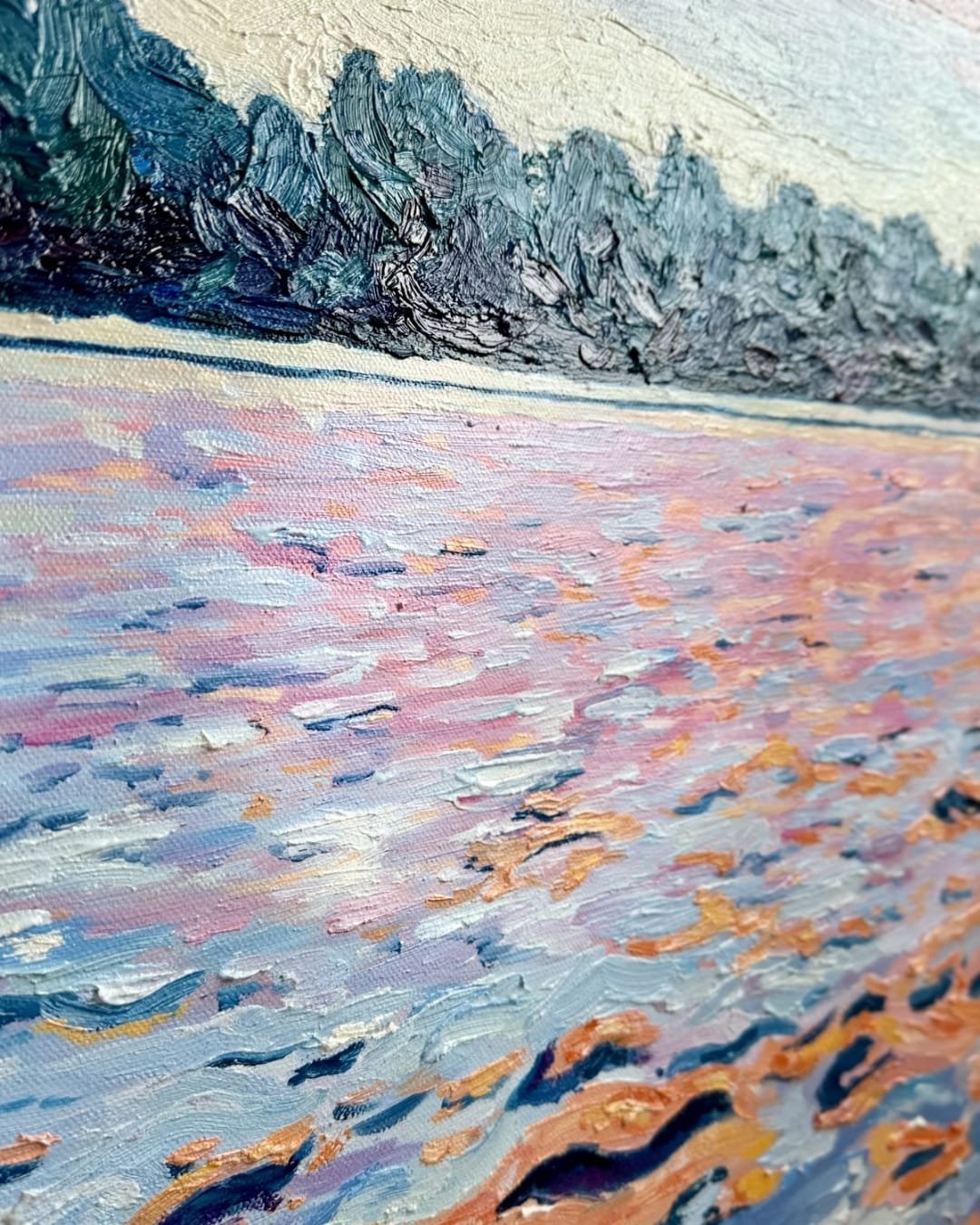 Canvas Connection Margarita Buttenmueller's artwork titled Pink Sunset 1, detail image 1