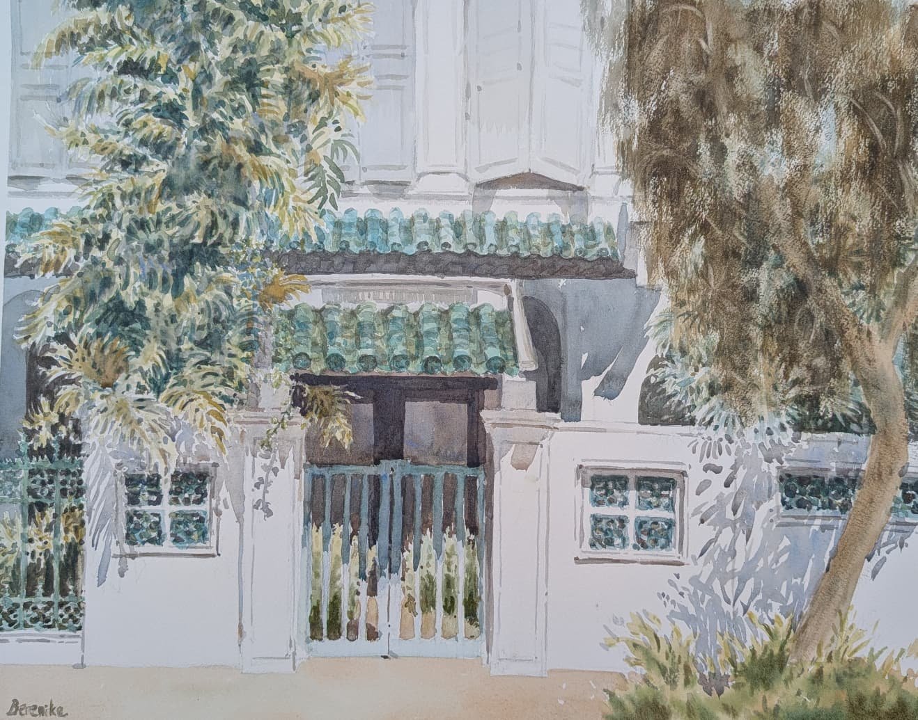 Canvas Connections artist Berenika Drazewska's artwork titled Morning at Emerald Hill