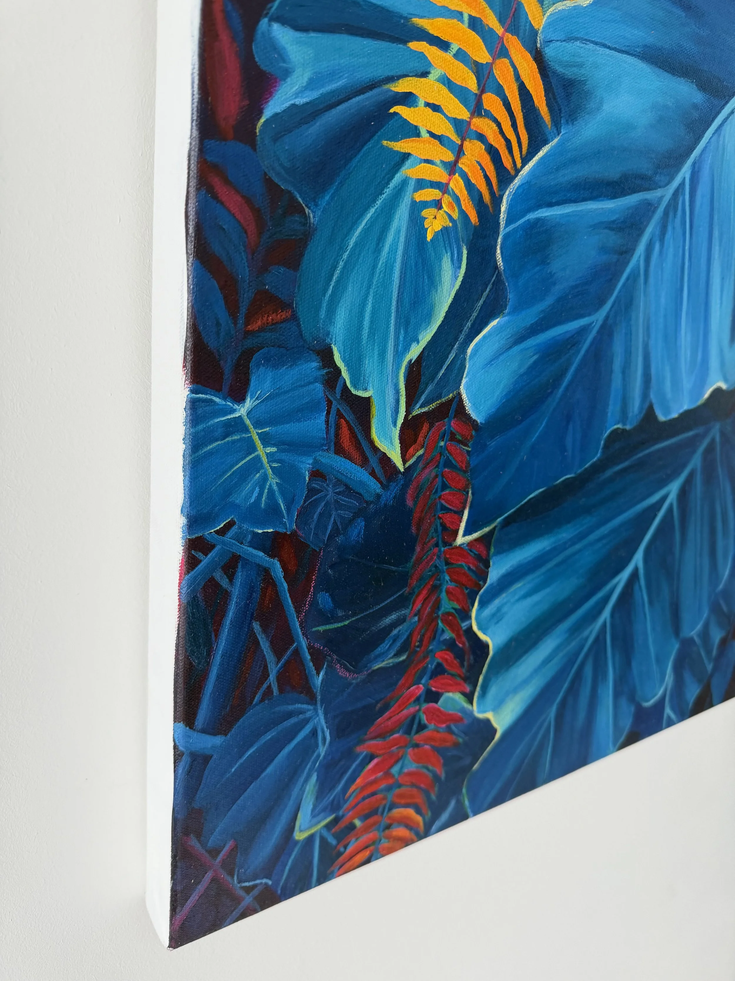 Canvas Connection Margarita Buttenmueller's artwork titled Evening Stroll through The Gardens by the Bay, detail image 2