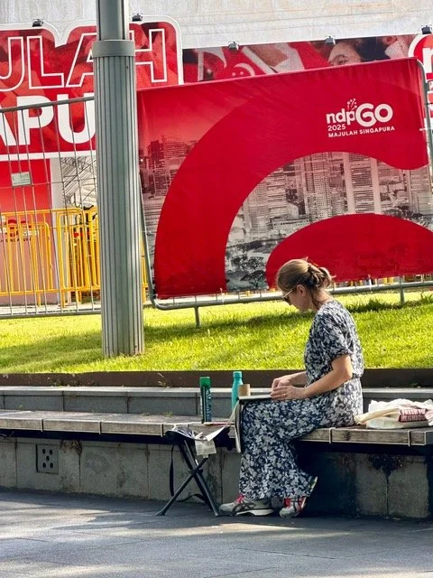 Canvas Connections artist Irina on plein air outings