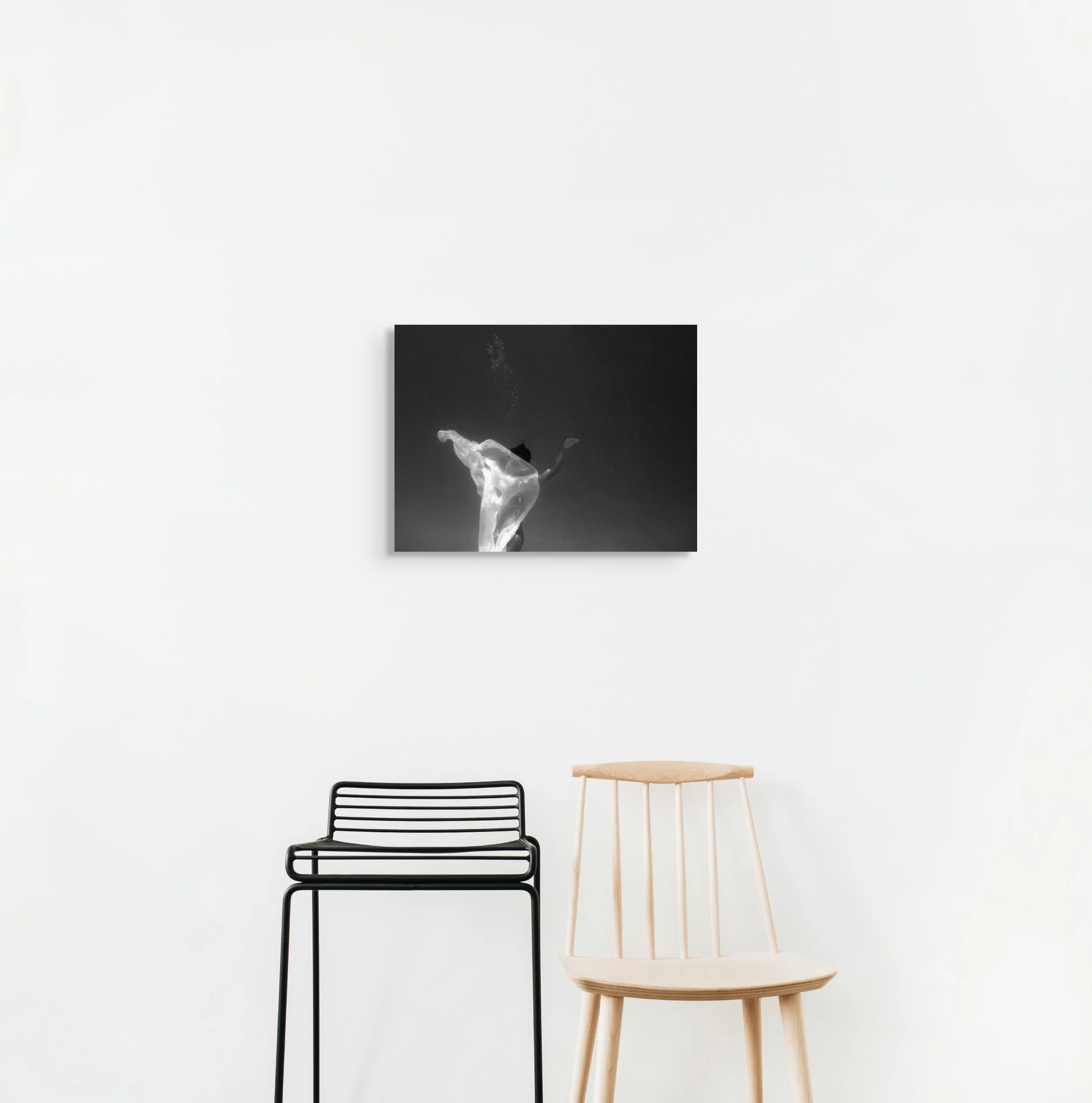 Canvas Connections artist Latana's artwork titled Fallen Angels-#12 Series. In situ image.