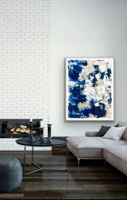 Canvas Connections artist Seema Ahuja's artwork titled Fatal Attraction, insitu image